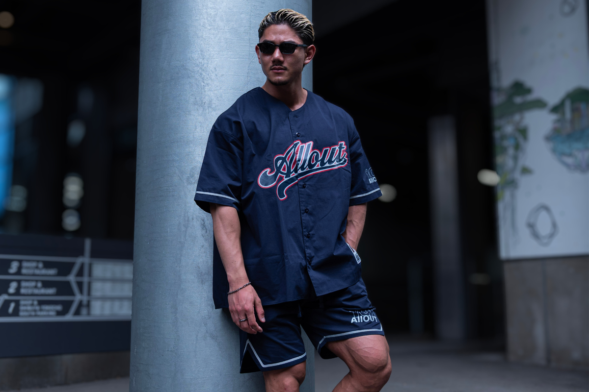 ALLOUTオールアウト上下セットBASKET SHIRTとPANTS AllOUT 2026 SUMMER COLLECTION