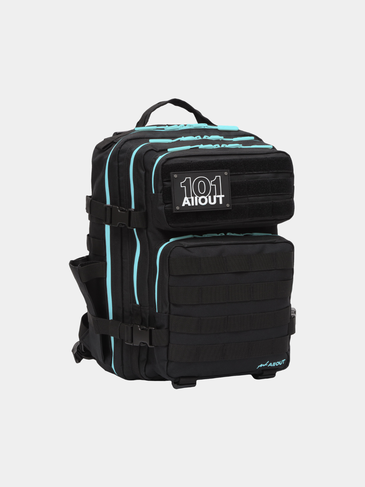 AllOUT BACKPACK 35L BLACK and AQUA