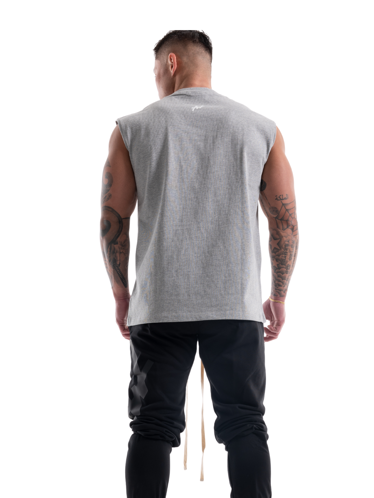NO SLEEVE HANDCRAFTED LOGO(GRAY)