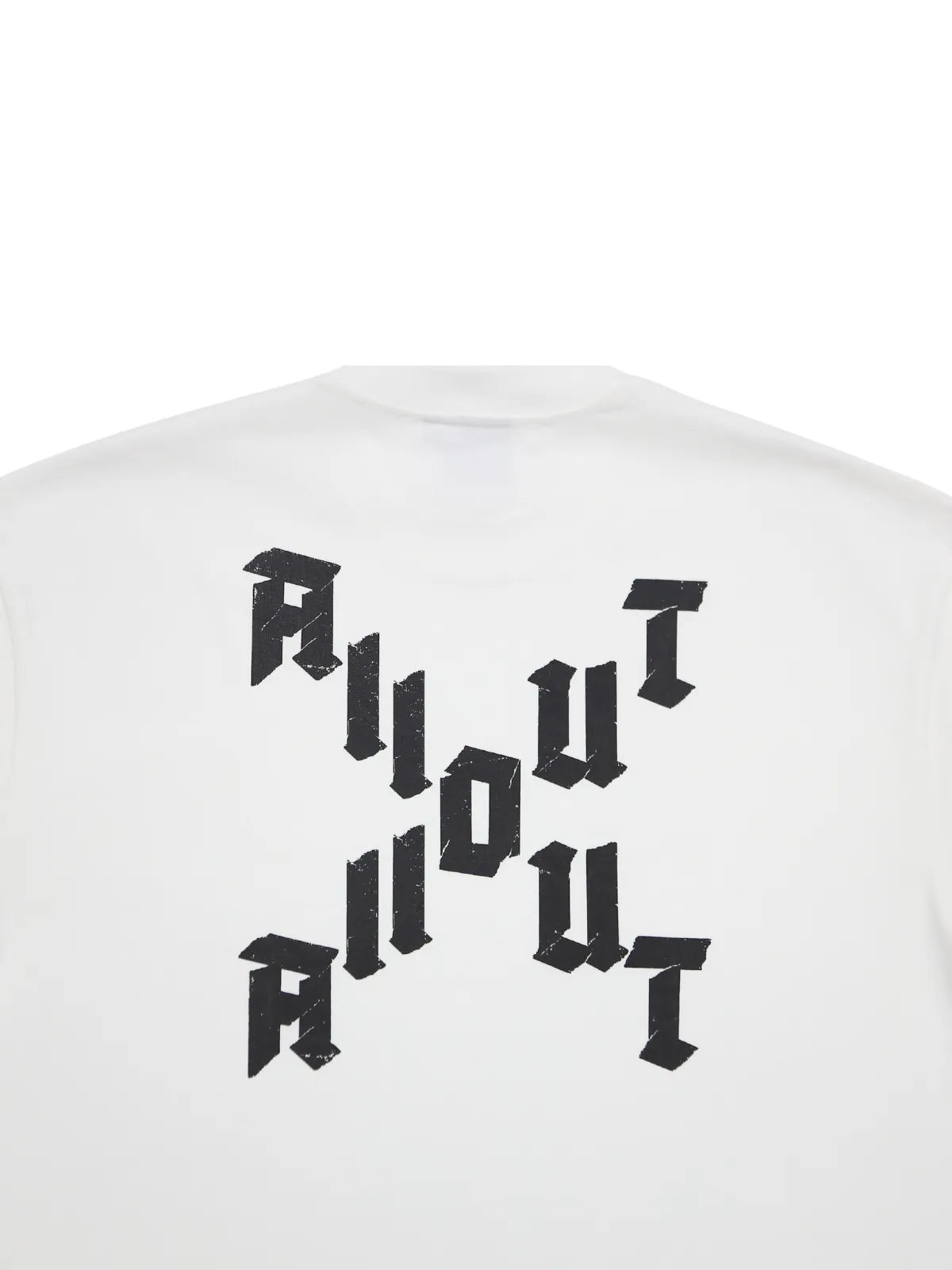 T-shirt DIAGONAL CROSS【WHITE】