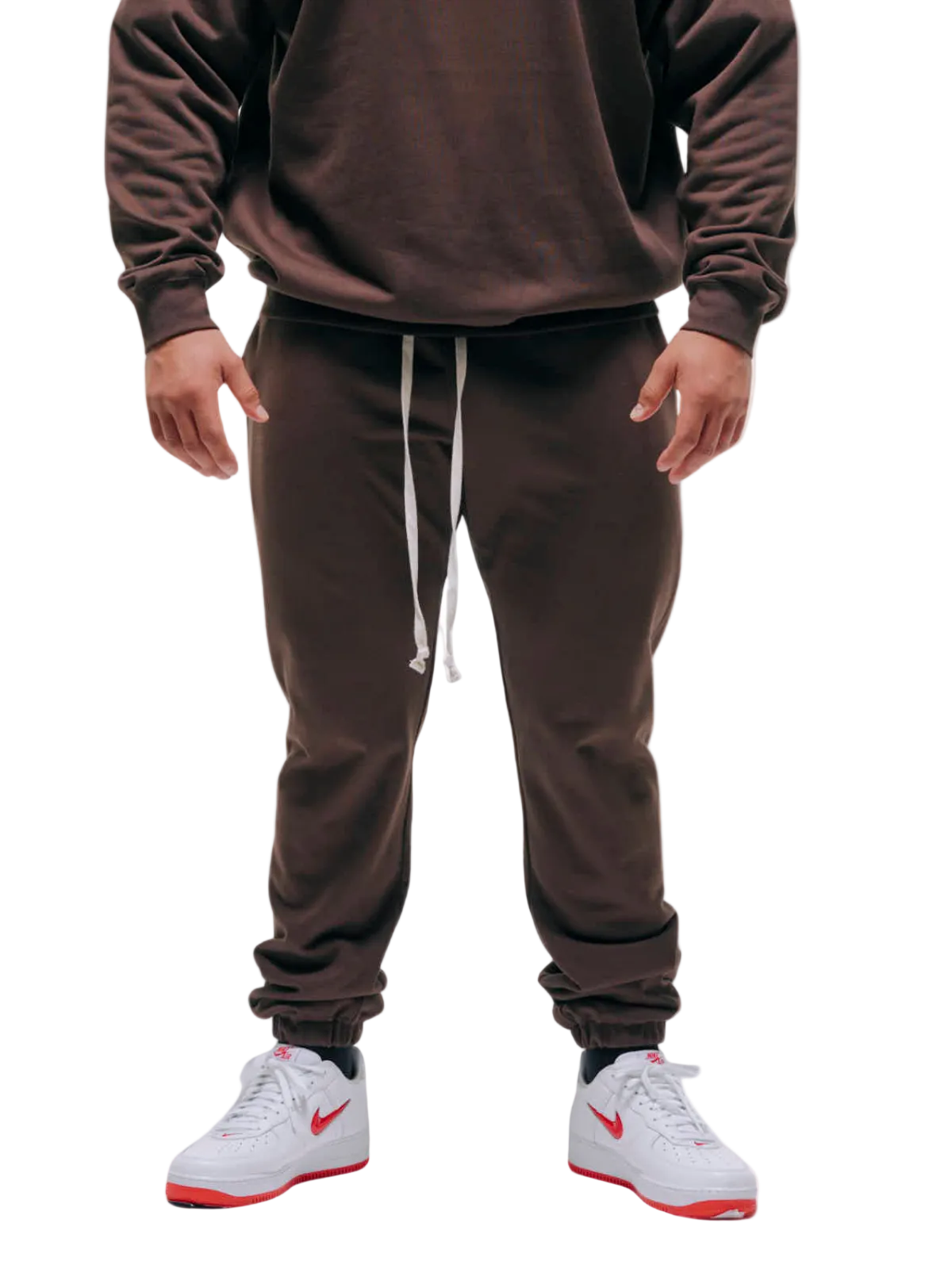SWEAT PANTS SPRAY(BROWN)