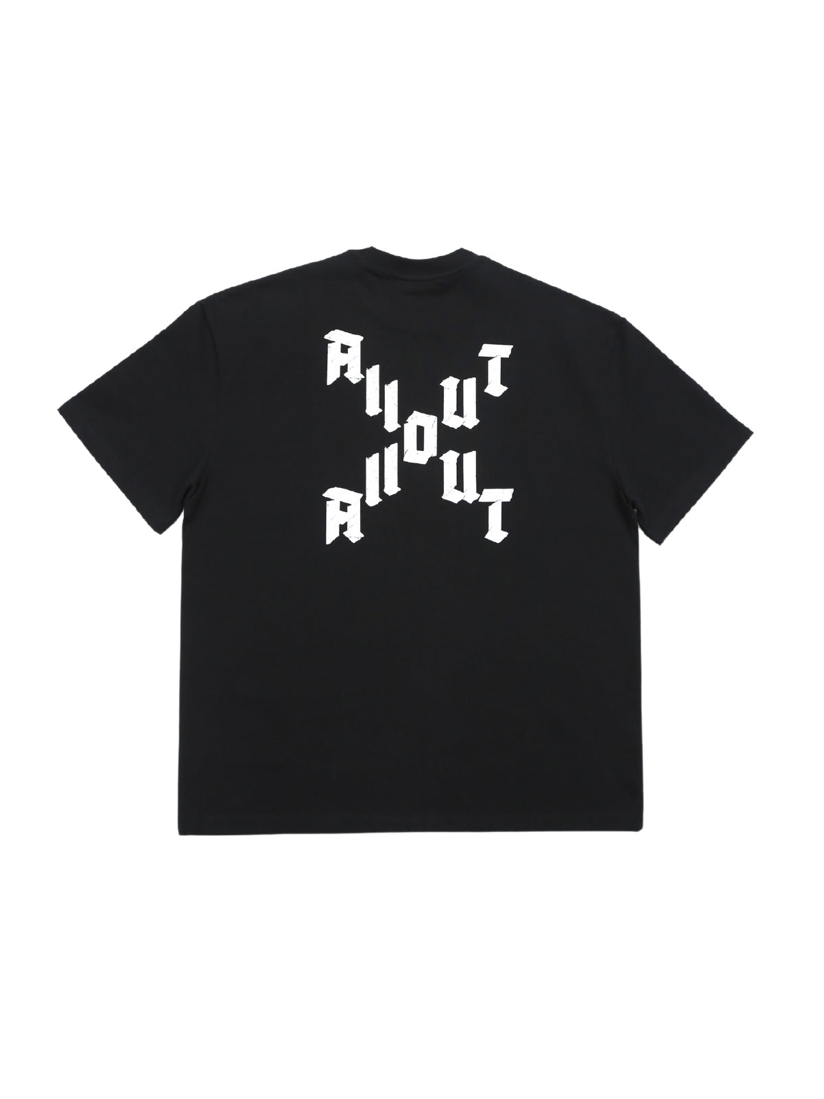 T-shirt DIAGONAL CROSS【BLACK】