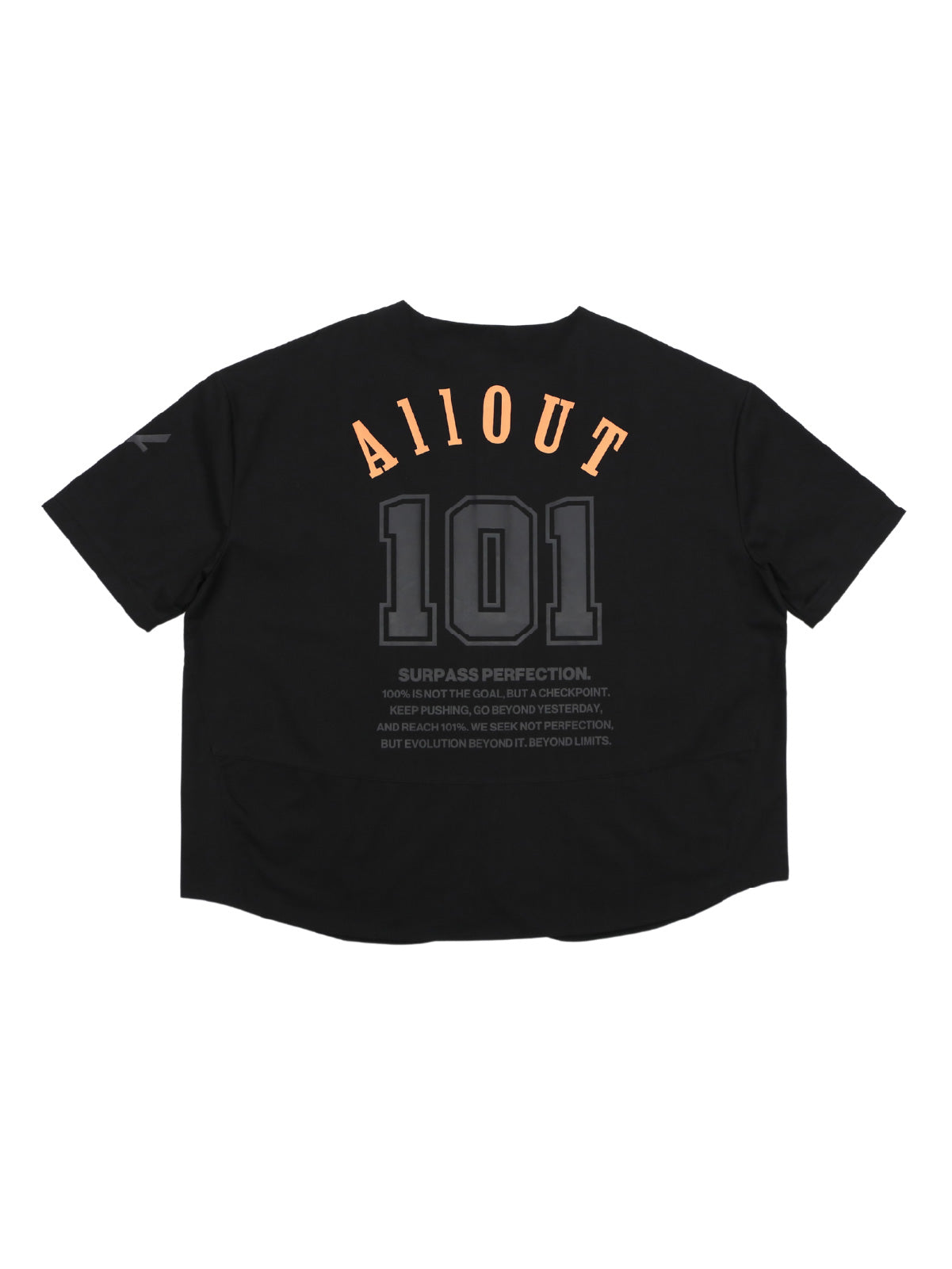 BASEBALL SHIRT BLACK TWILL
