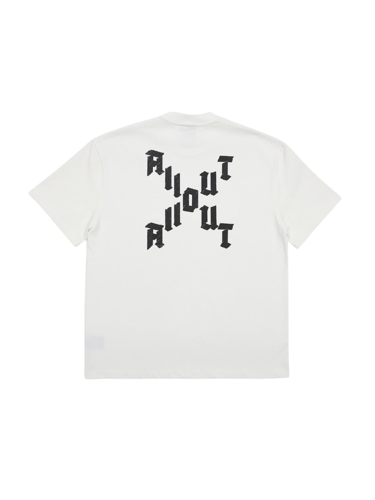 T-shirt DIAGONAL CROSS【WHITE】