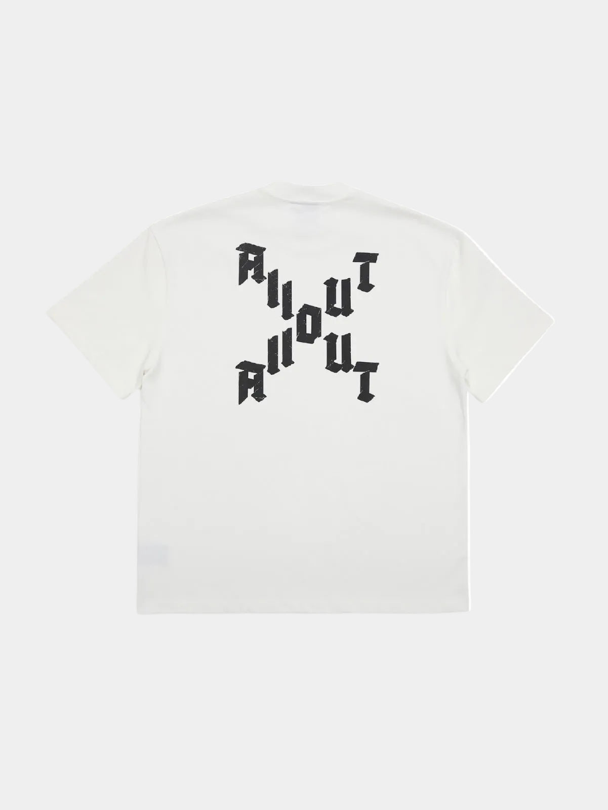 T-shirt DIAGONAL CROSS【WHITE】