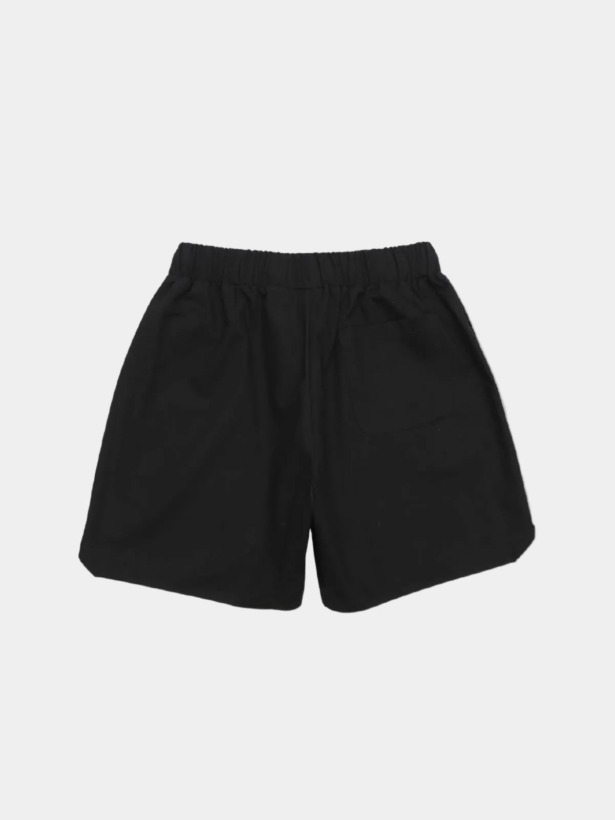 BASEBALL SHORT PANTS BLACK TWILL