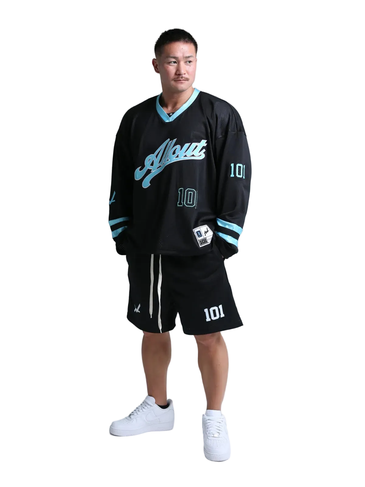 HOCKEY SHIRT STRIVE LONG SLEEVE BLACK