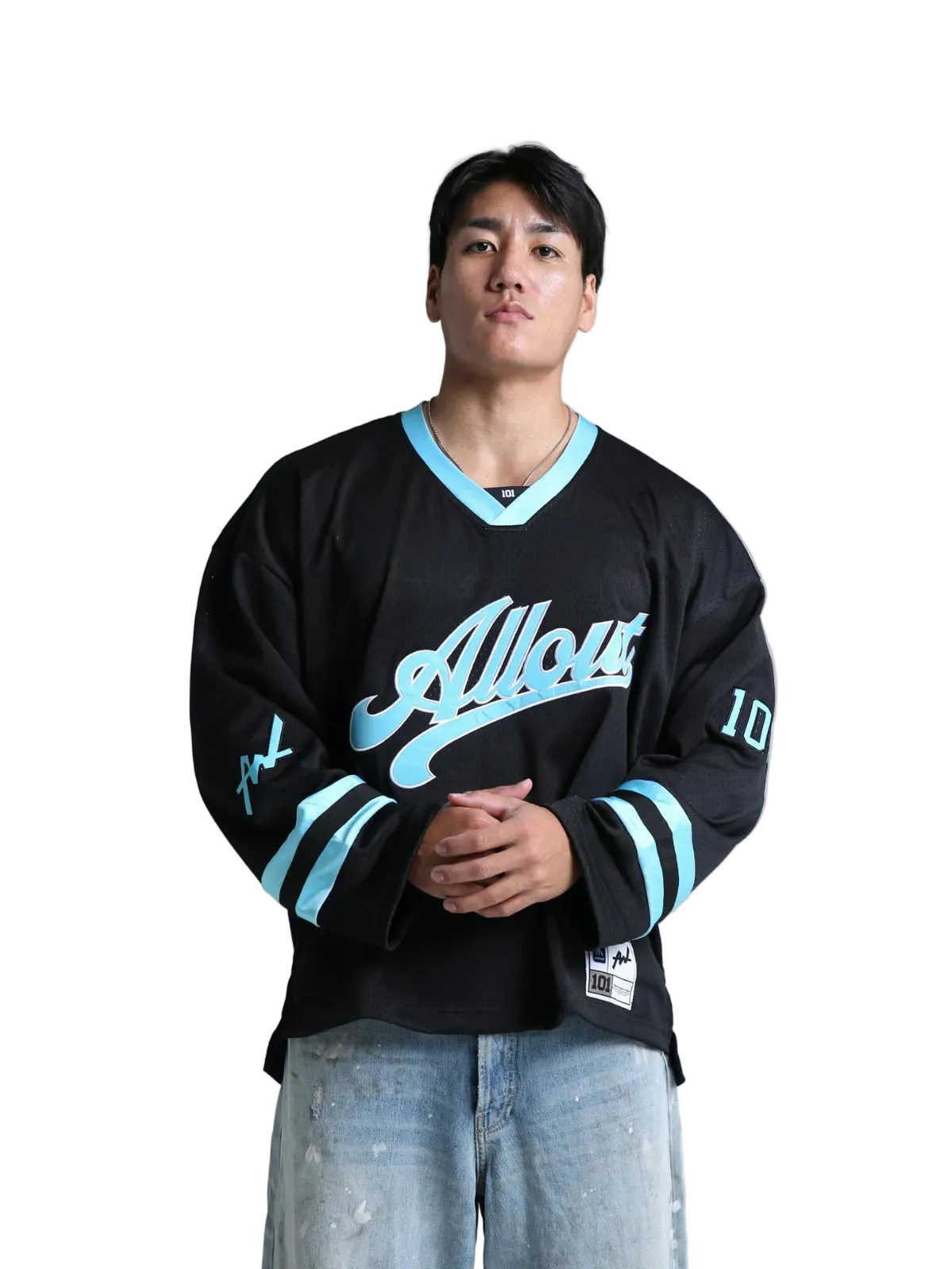 HOCKEY SHIRT STRIVE LONG SLEEVE BLACK