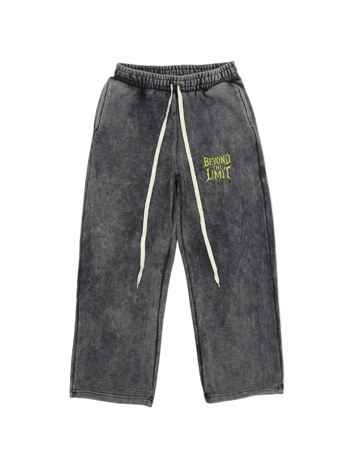 SWEAT PANTS SPRAY (BLACK)