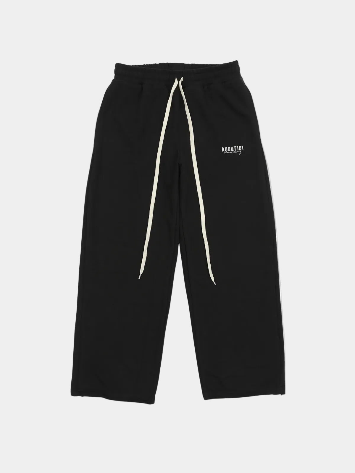 SWEAT PANTS SPRAY (BLACK)