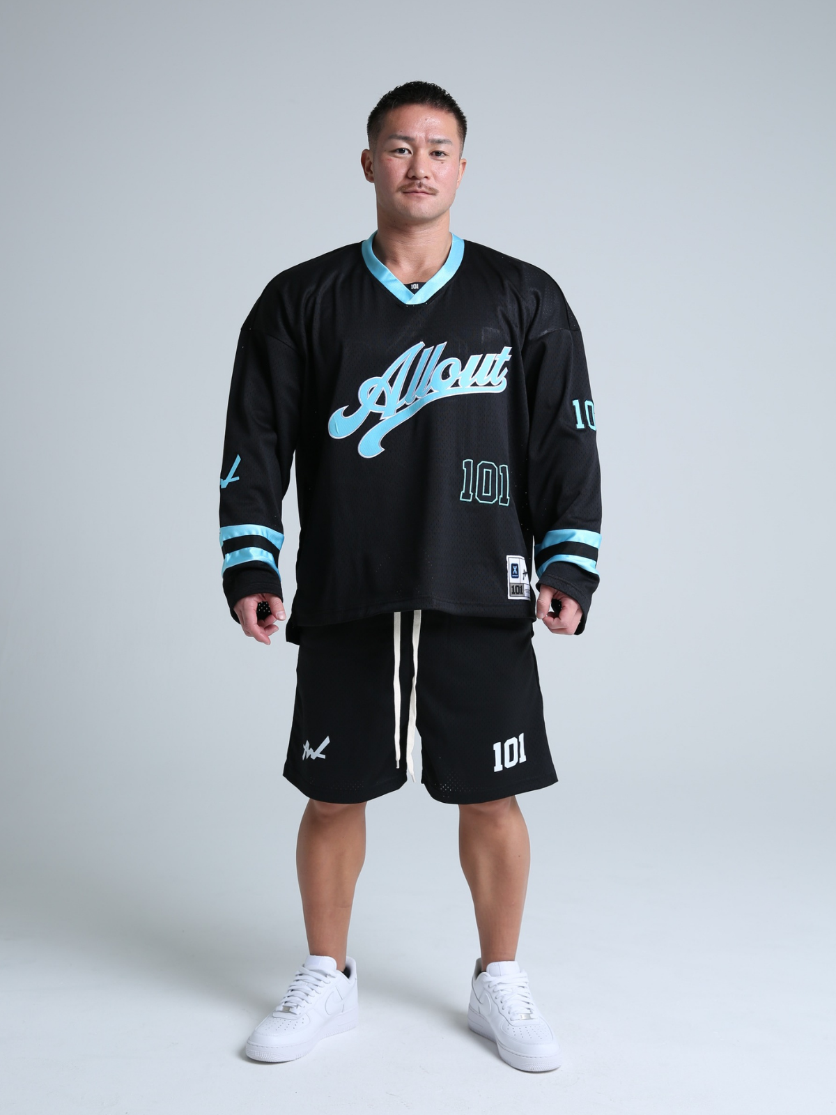 HOCKEY SHIRT STRIVE LONG SLEEVE BLACK