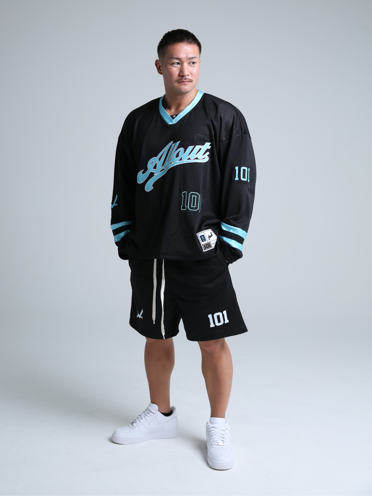 HOCKEY SHIRT STRIVE LONG SLEEVE BLACK