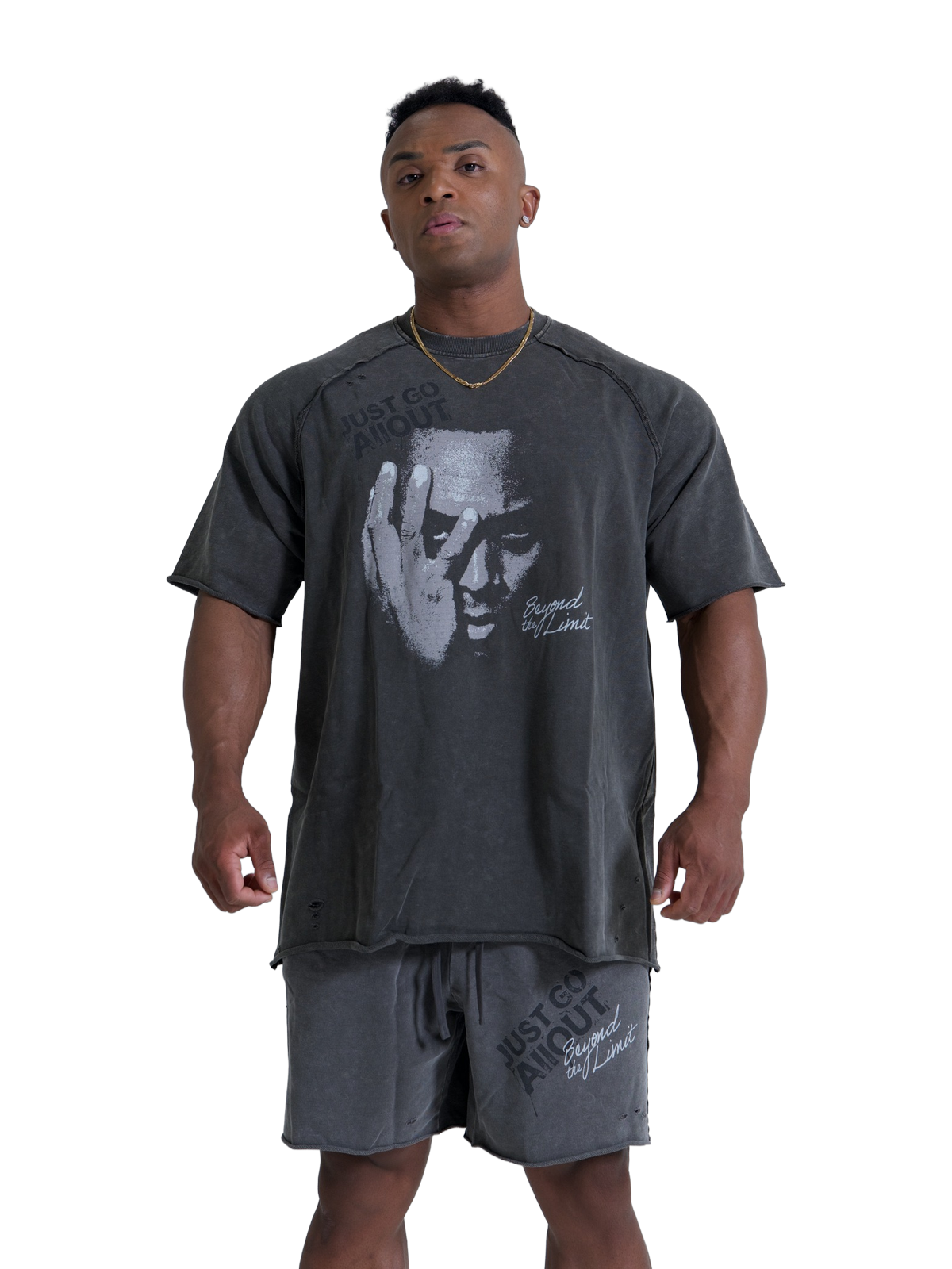 SWEAT TEE | JUST GO ALL OUT