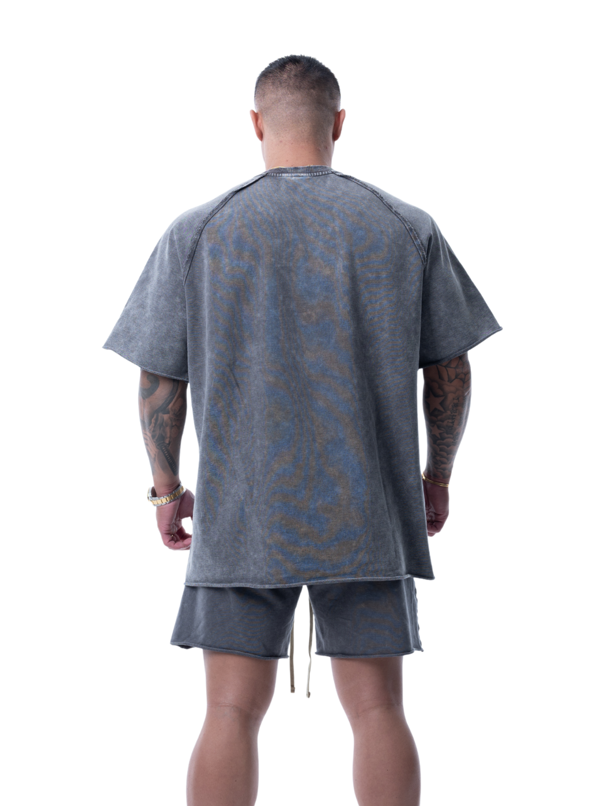 SWEAT TEE | DISTRESSED FLAME