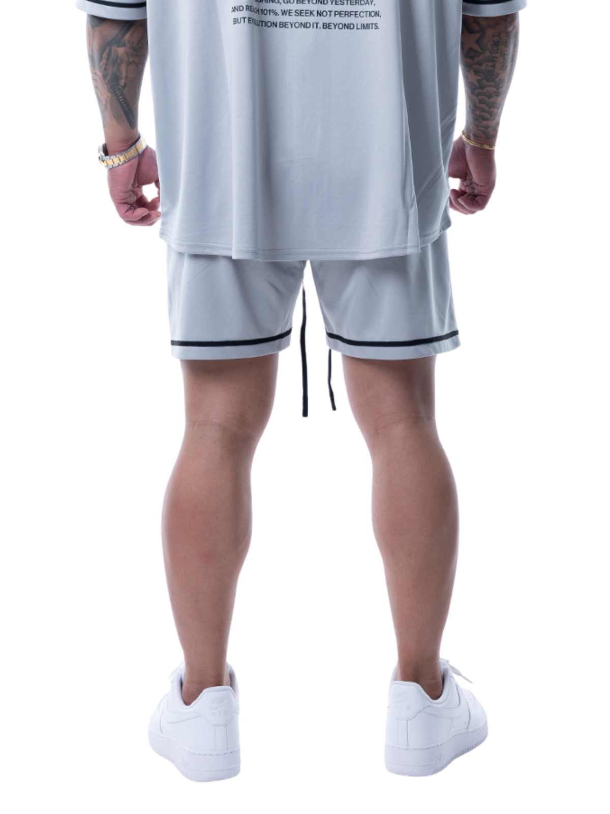 BASEBALL SHORT PANTS GRAY MESH