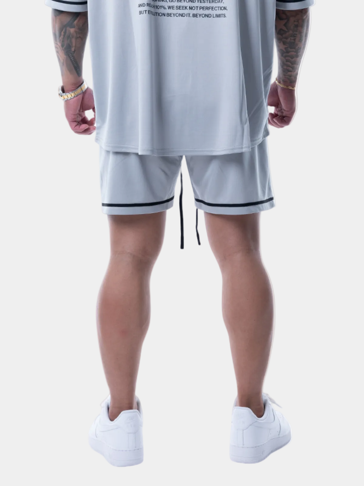 BASEBALL SHORT PANTS GRAY MESH