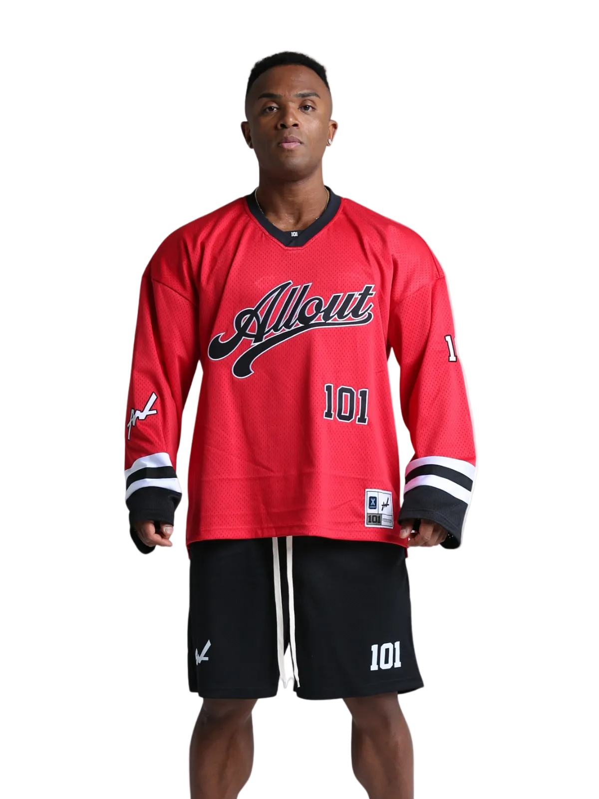 HOCKEY SHIRT STRIVE LONG SLEEVE RED
