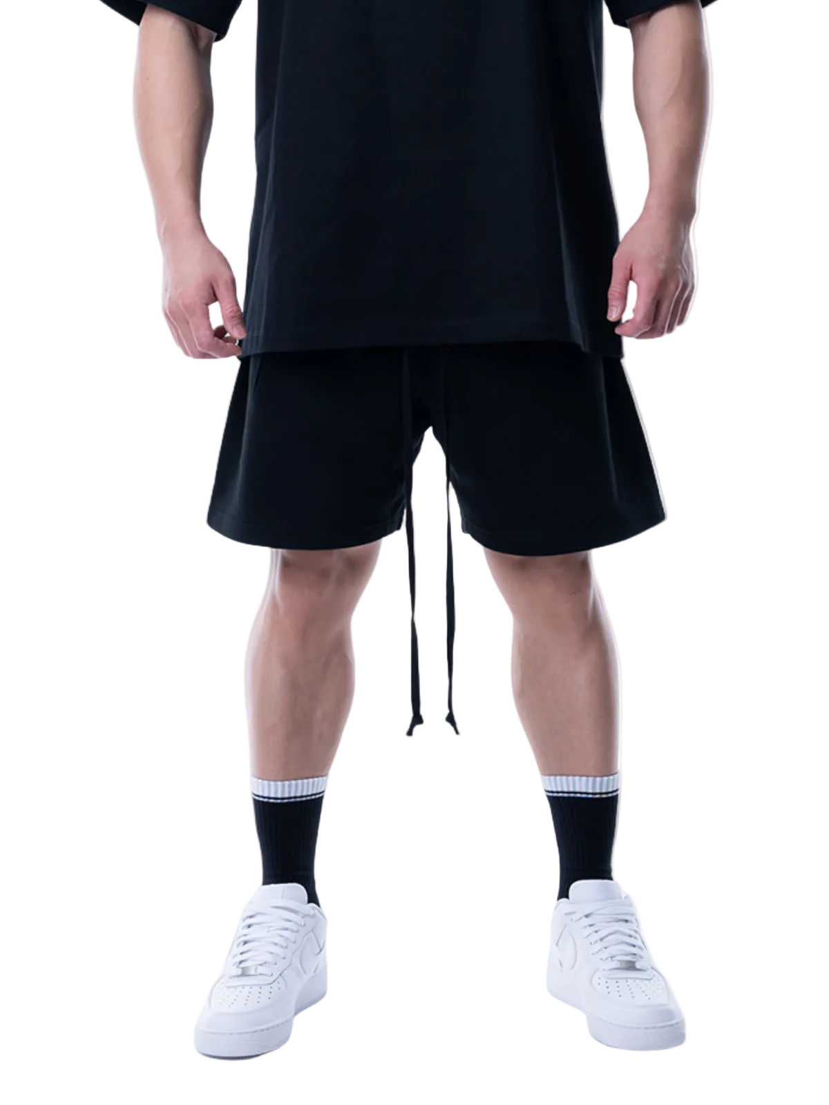 SWEAT SHORTS (BLACK)