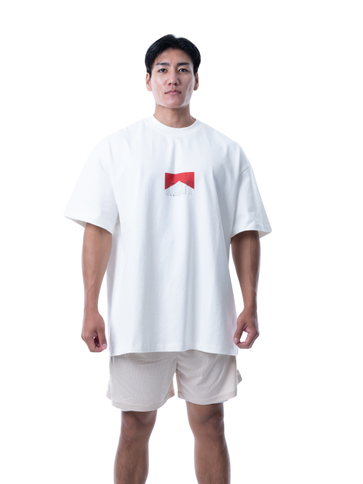 T-shirt CHEVRON EMBLEM【WHITE】