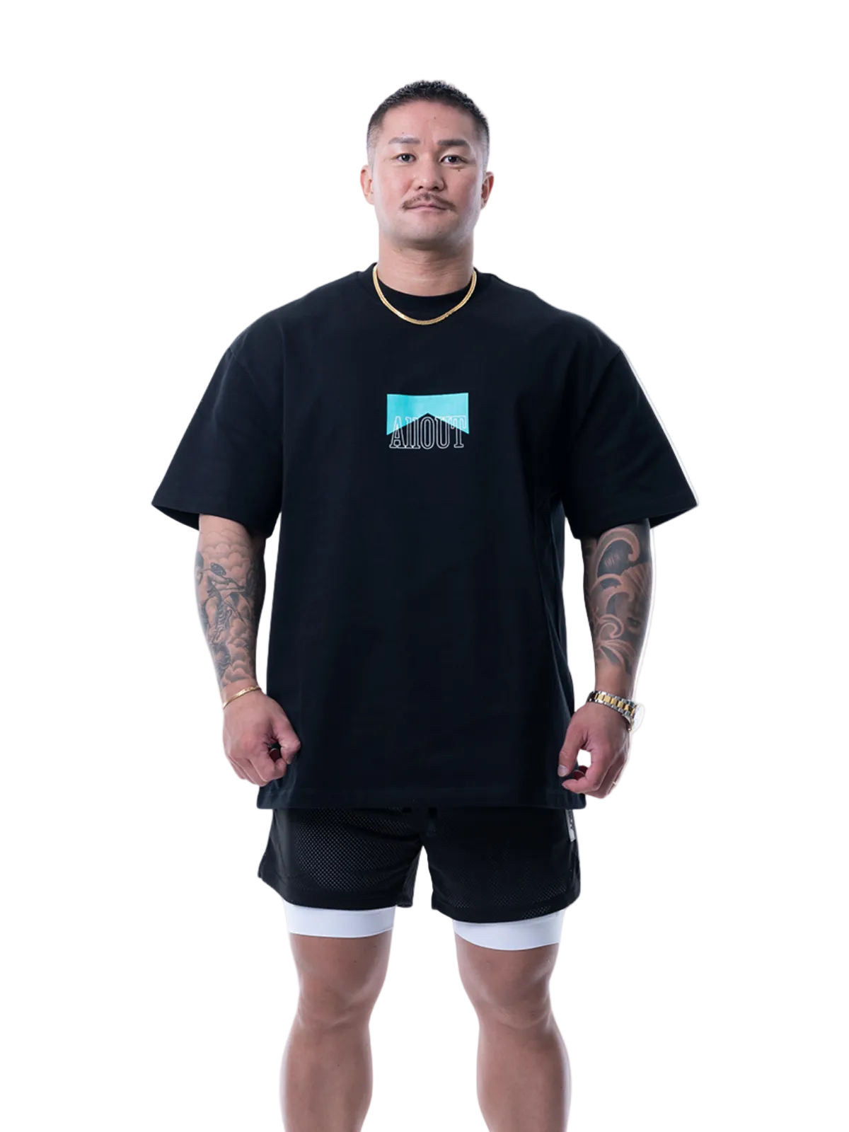 T-shirt CHEVRON EMBLEM【BLACK】