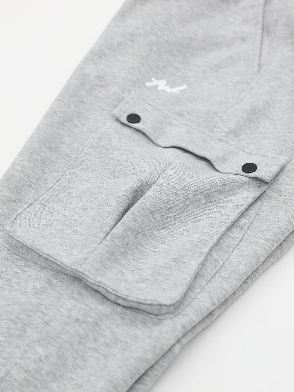 CARGO PANTS ONE POINT LOGO(GRAY)