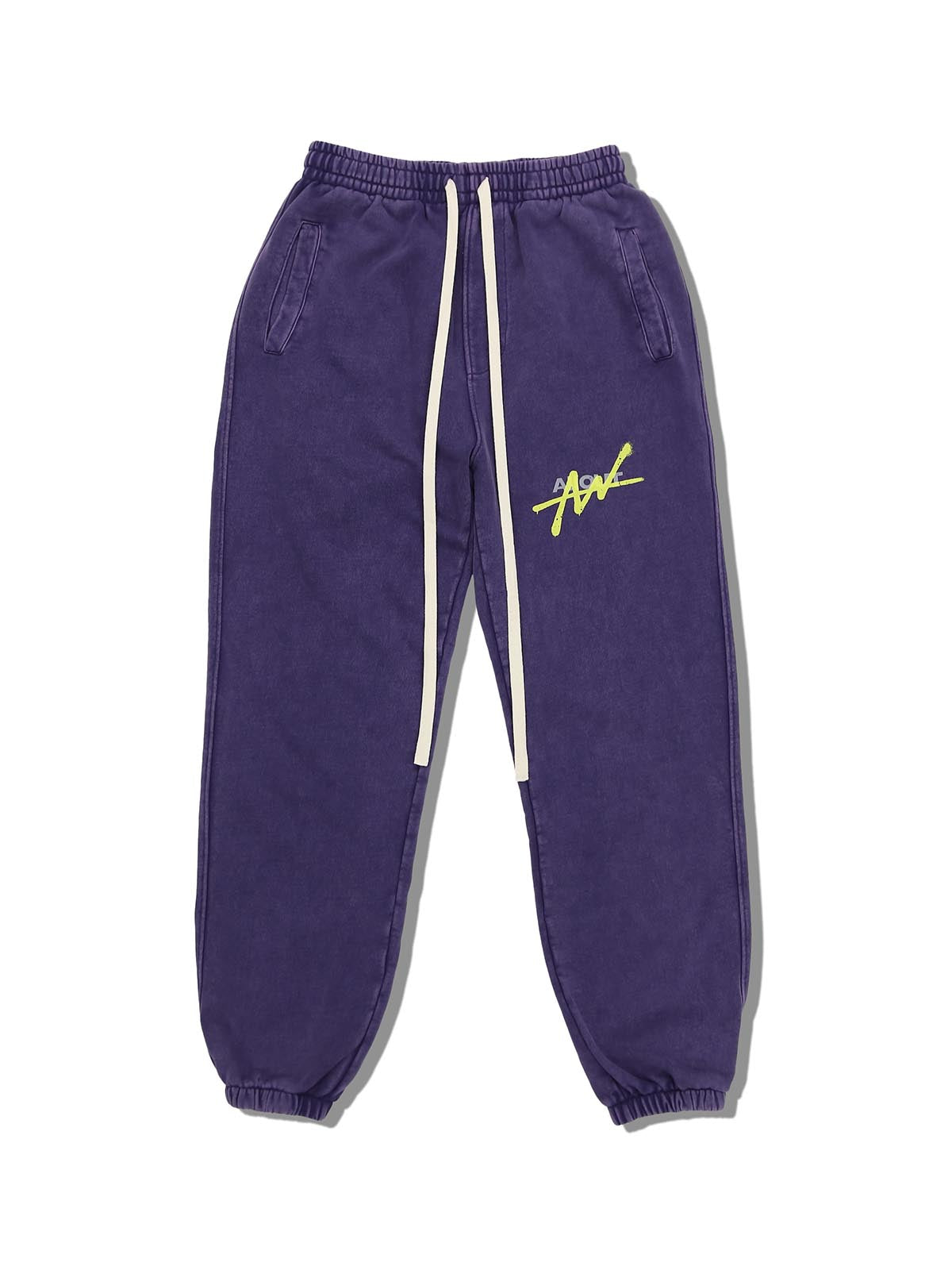SWEAT PANTS SPRAY (BLACK)