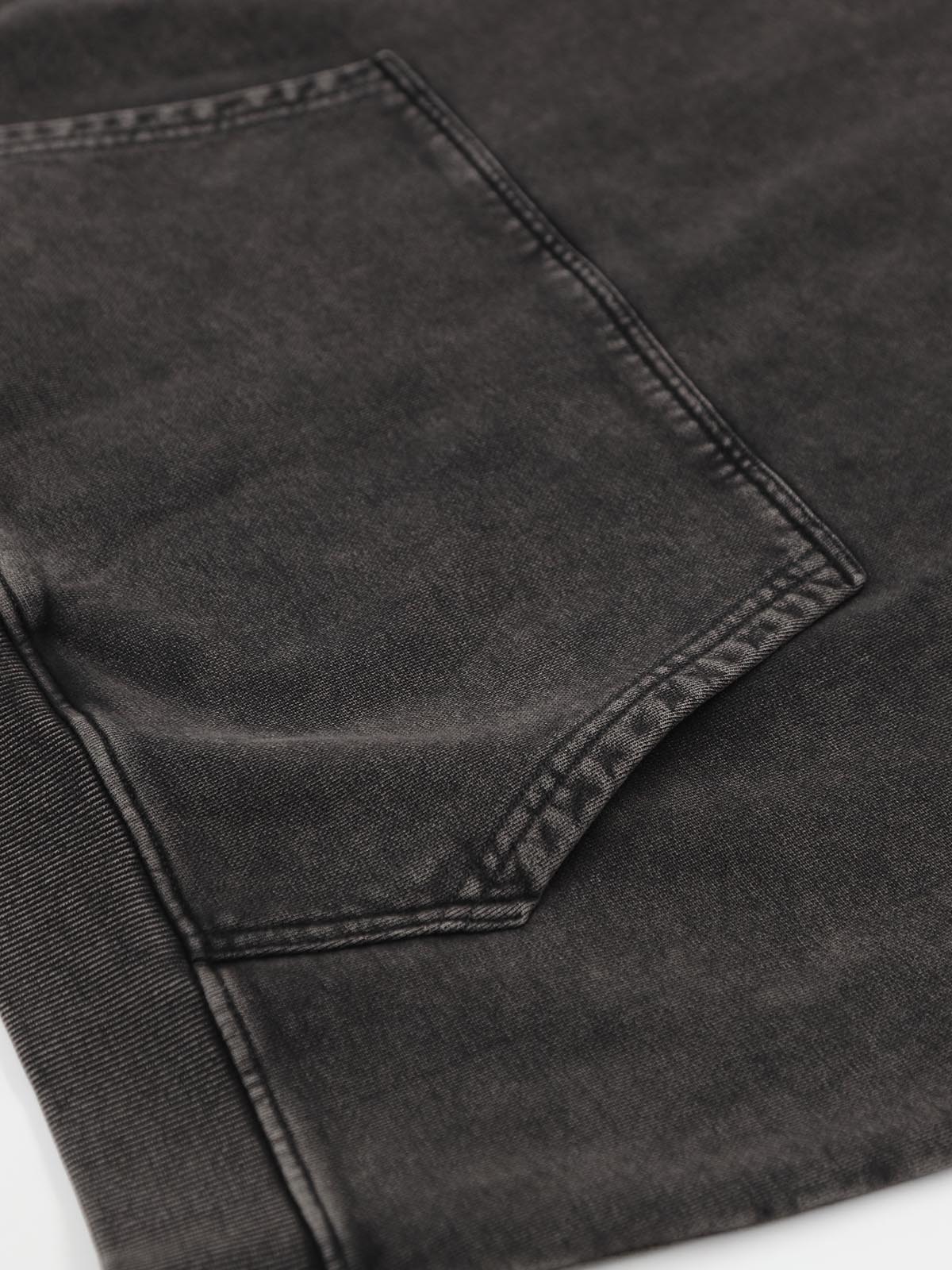 SWEAT HOODIE VINTAGE LOGO(DARK GRAY)