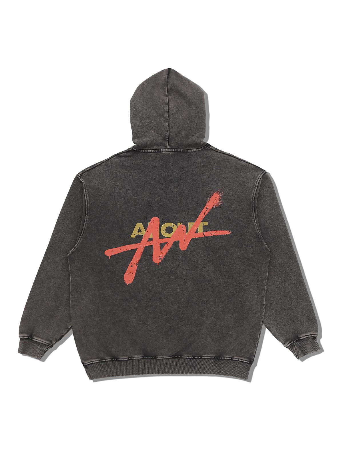 SWEAT HOODIE VINTAGE LOGO(DARK GRAY)