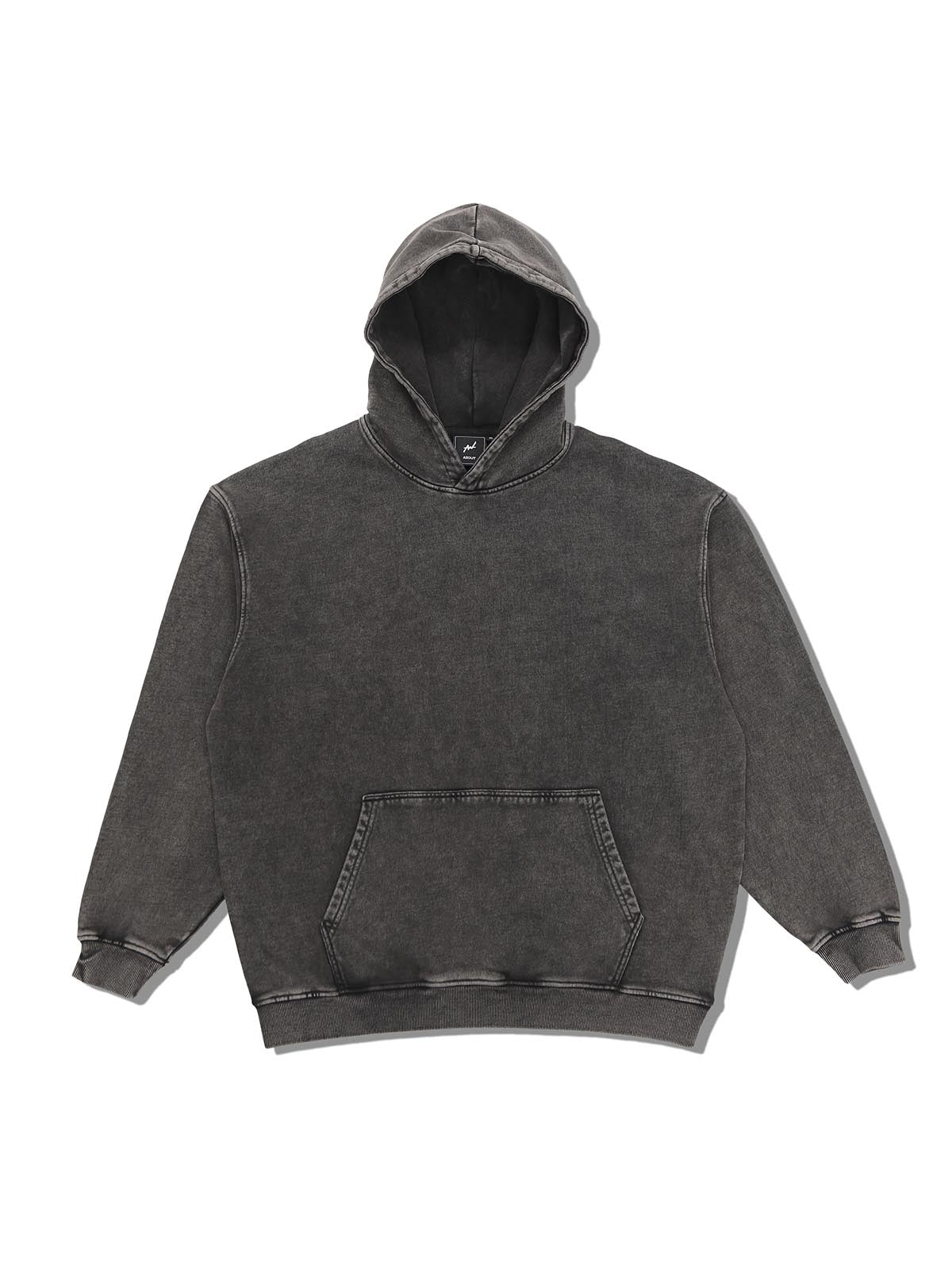 SWEAT HOODIE VINTAGE LOGO(DARK GRAY)
