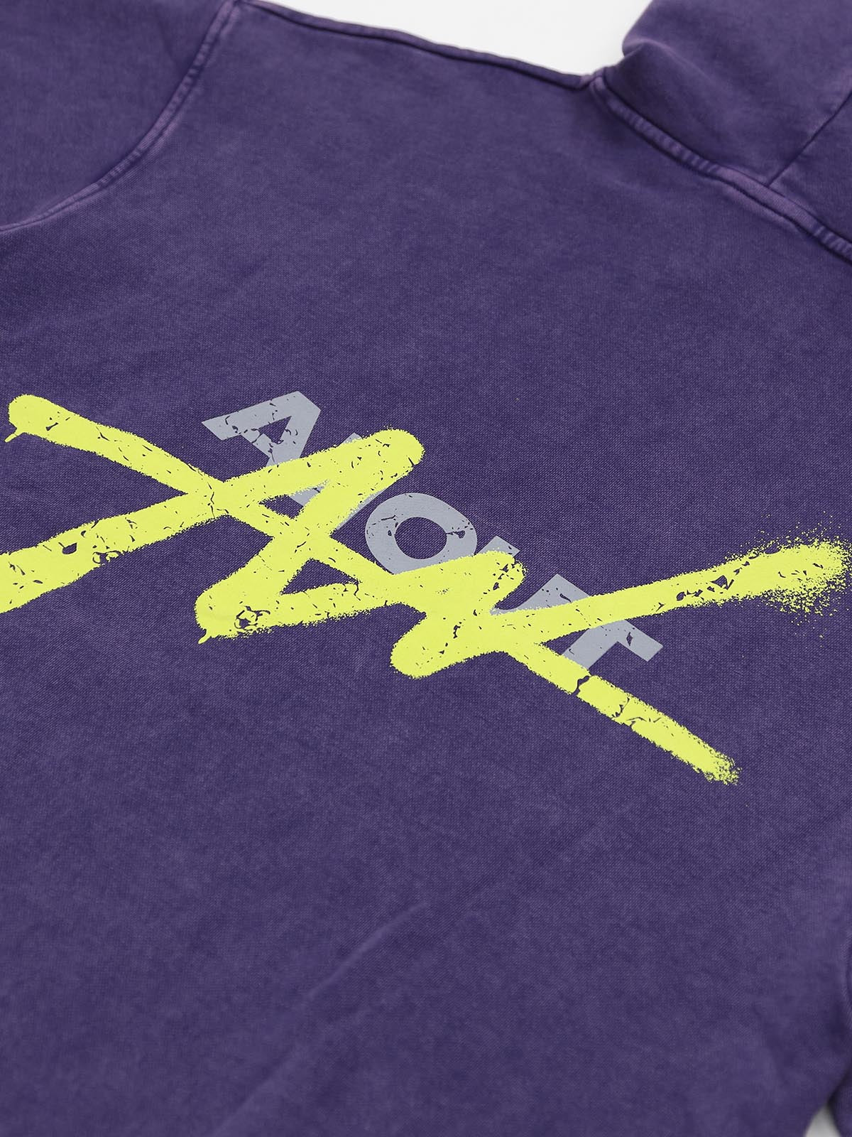 SWEAT HOODIE VINTAGE LOGO(PURPLE)