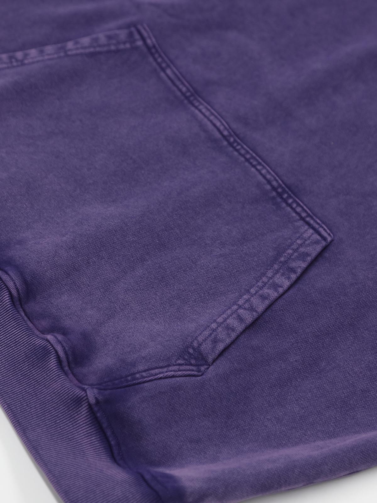 SWEAT HOODIE VINTAGE LOGO(PURPLE)