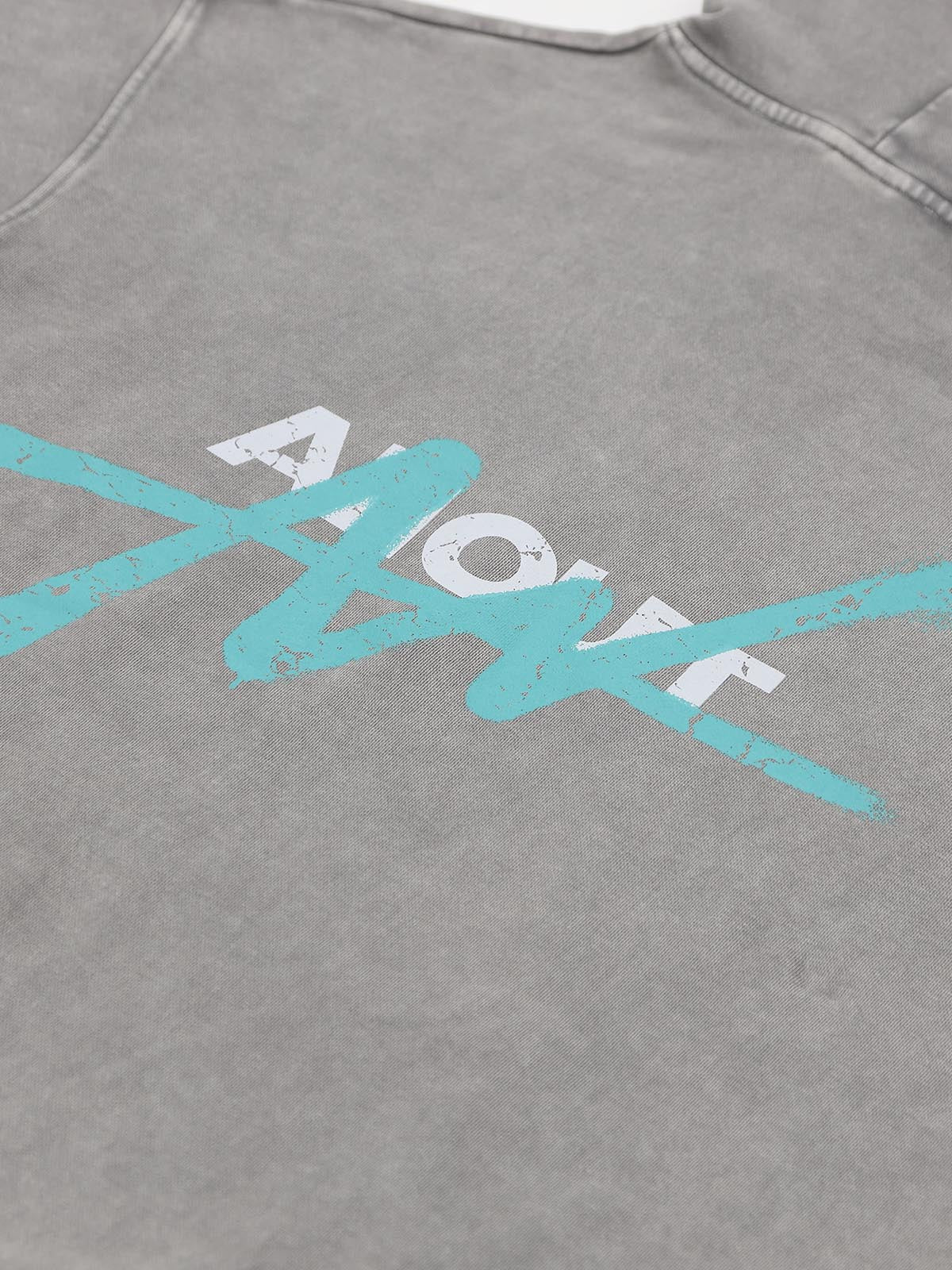 SWEAT HOODIE VINTAGE LOGO(LIGHT GRAY)