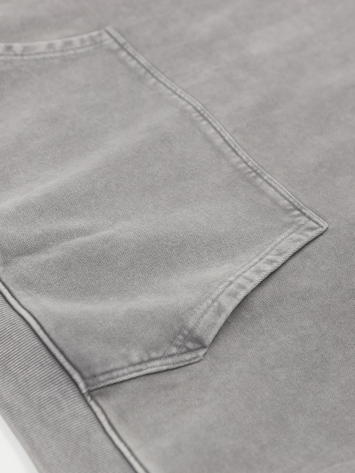 SWEAT HOODIE VINTAGE LOGO(LIGHT GRAY)