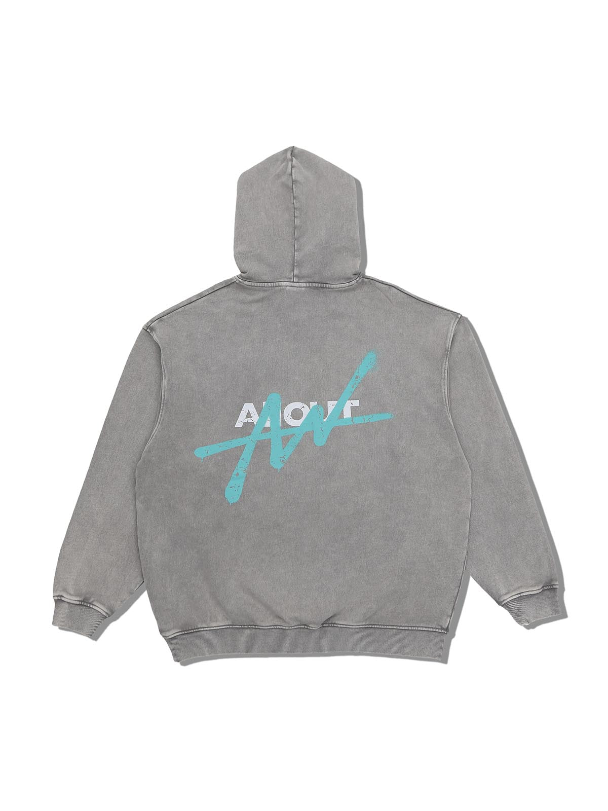 SWEAT HOODIE VINTAGE LOGO(LIGHT GRAY)