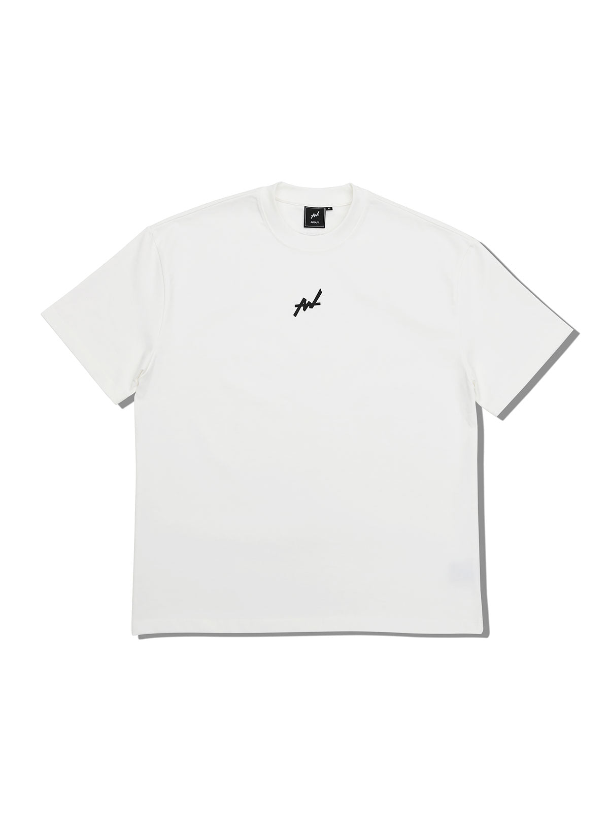 T-shirt SIMPLE LOGO BIG SILHOUETTE(WHITE)