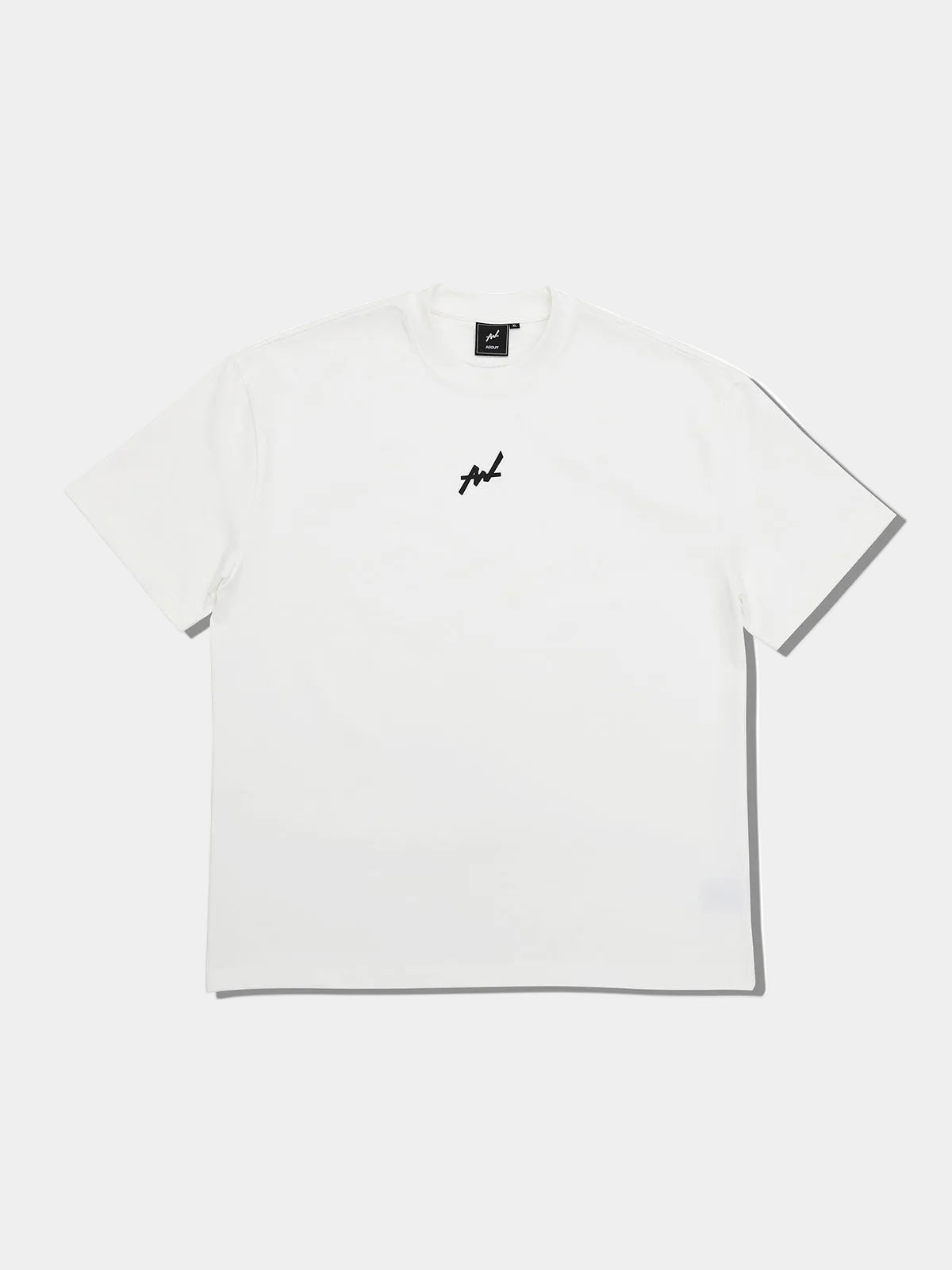T-shirt SIMPLE LOGO BIG SILHOUETTE(WHITE)