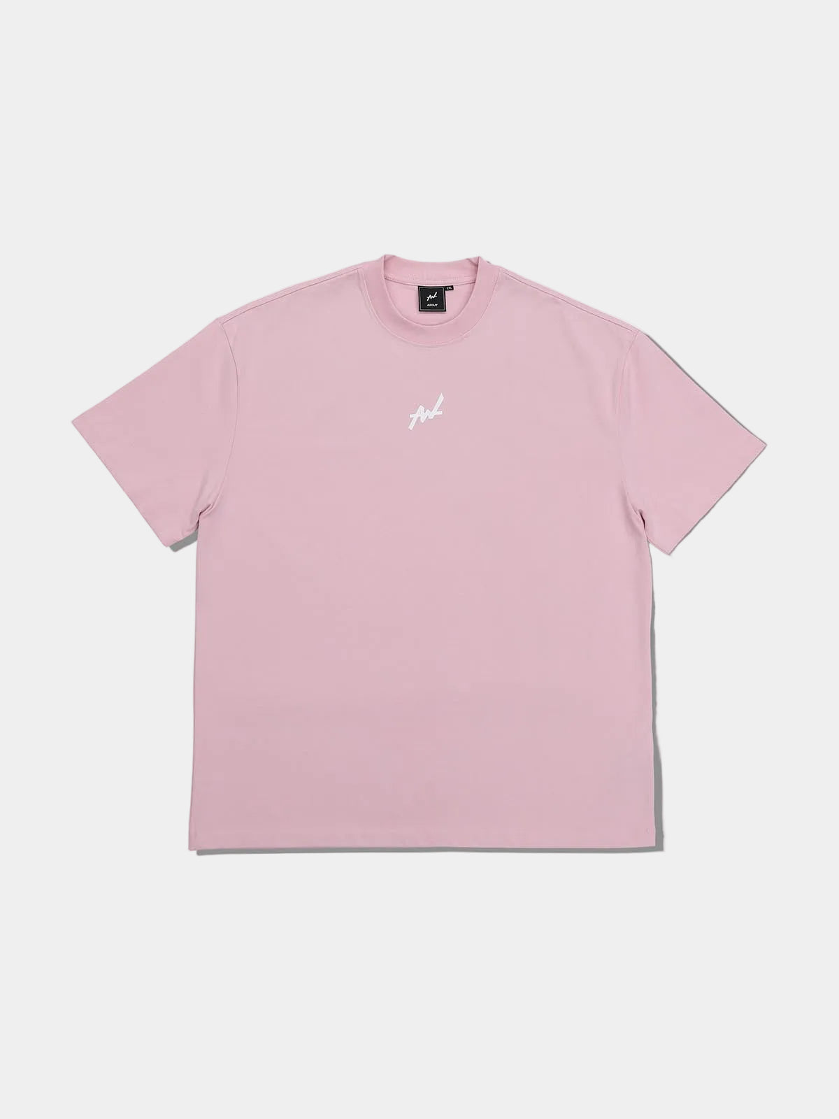 T-shirt SIMPLE LOGO BIG SILHOUETTE(PINK)