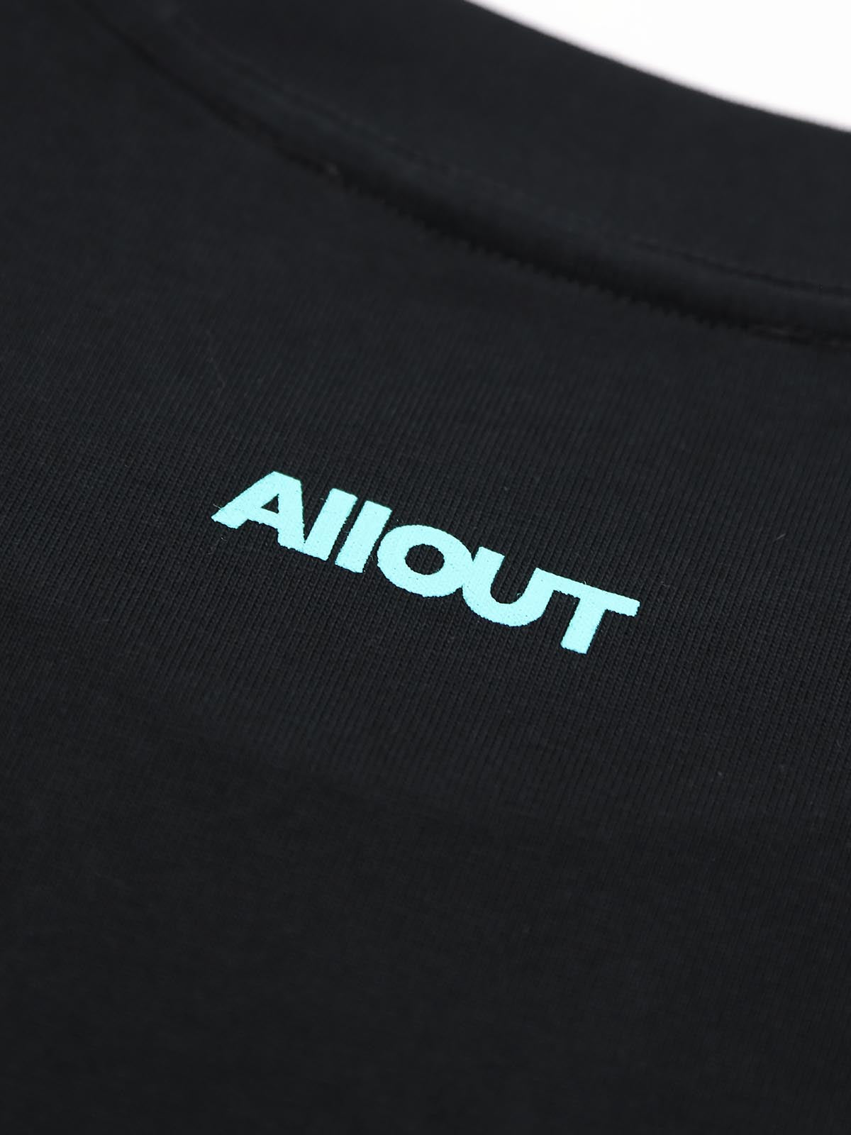 T-shirt SIMPLE LOGO BIG SILHOUETTE(BLACK)