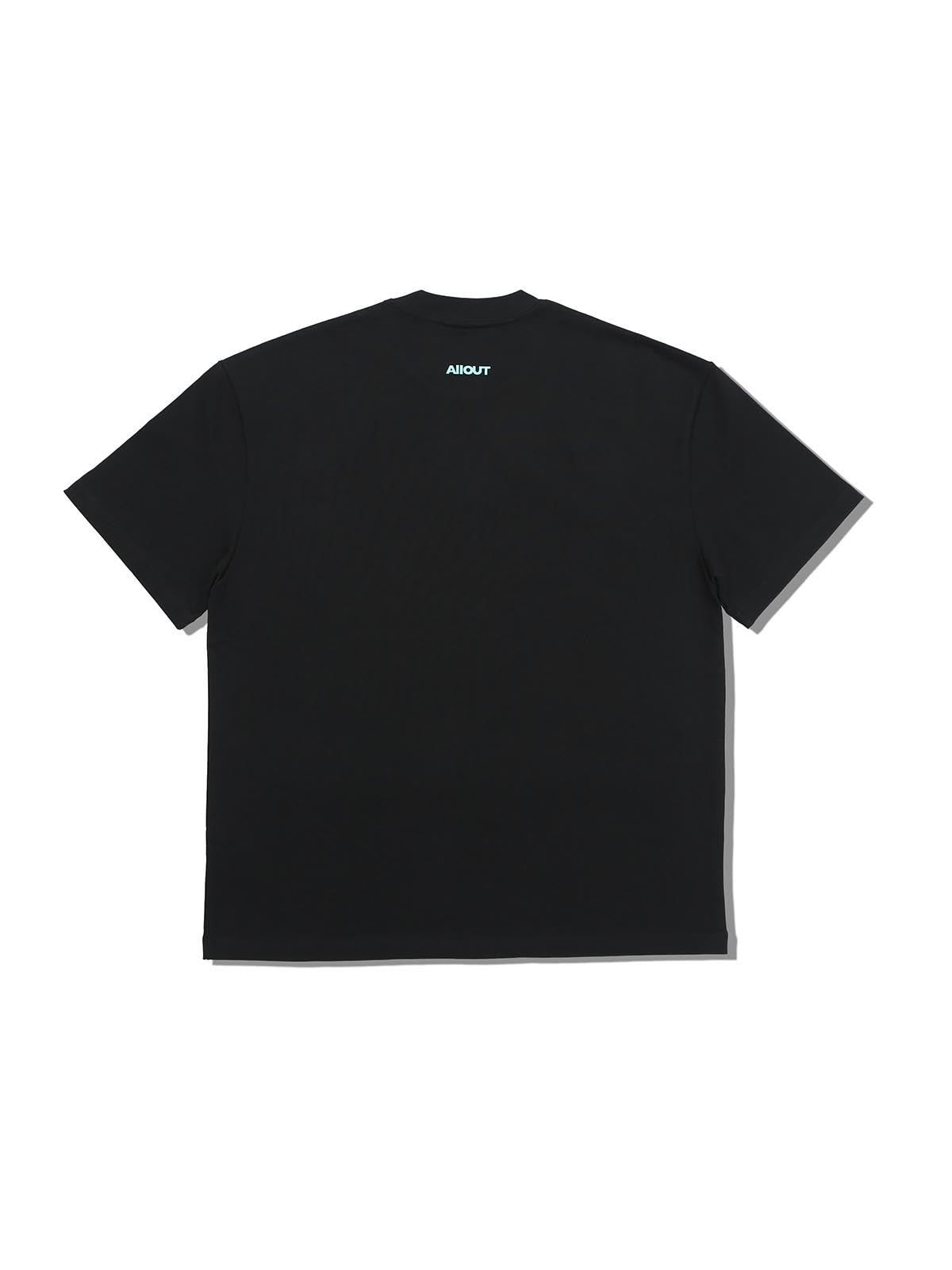 T-shirt SIMPLE LOGO BIG SILHOUETTE(BLACK)