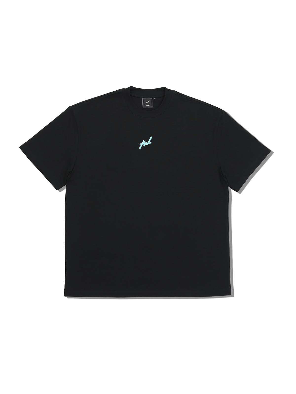 T-shirt SIMPLE LOGO BIG SILHOUETTE(BLACK)