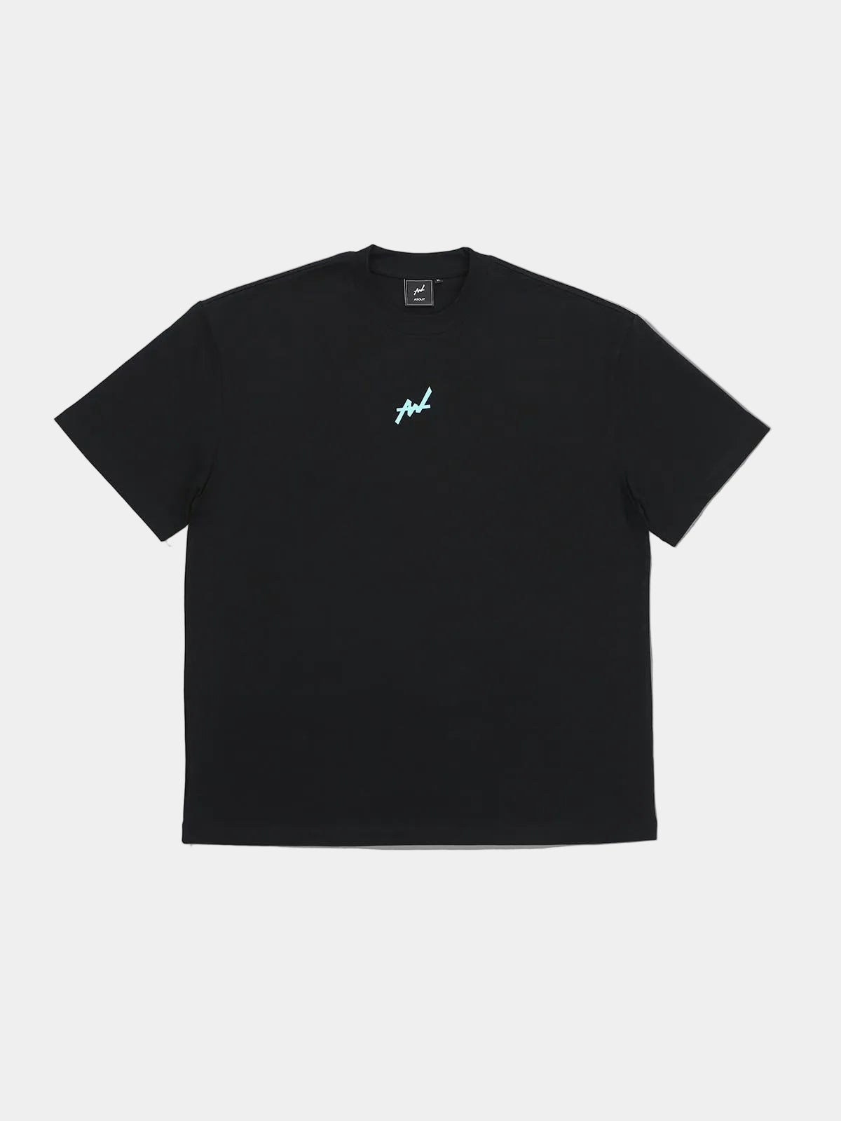 T-shirt SIMPLE LOGO BIG SILHOUETTE(BLACK)
