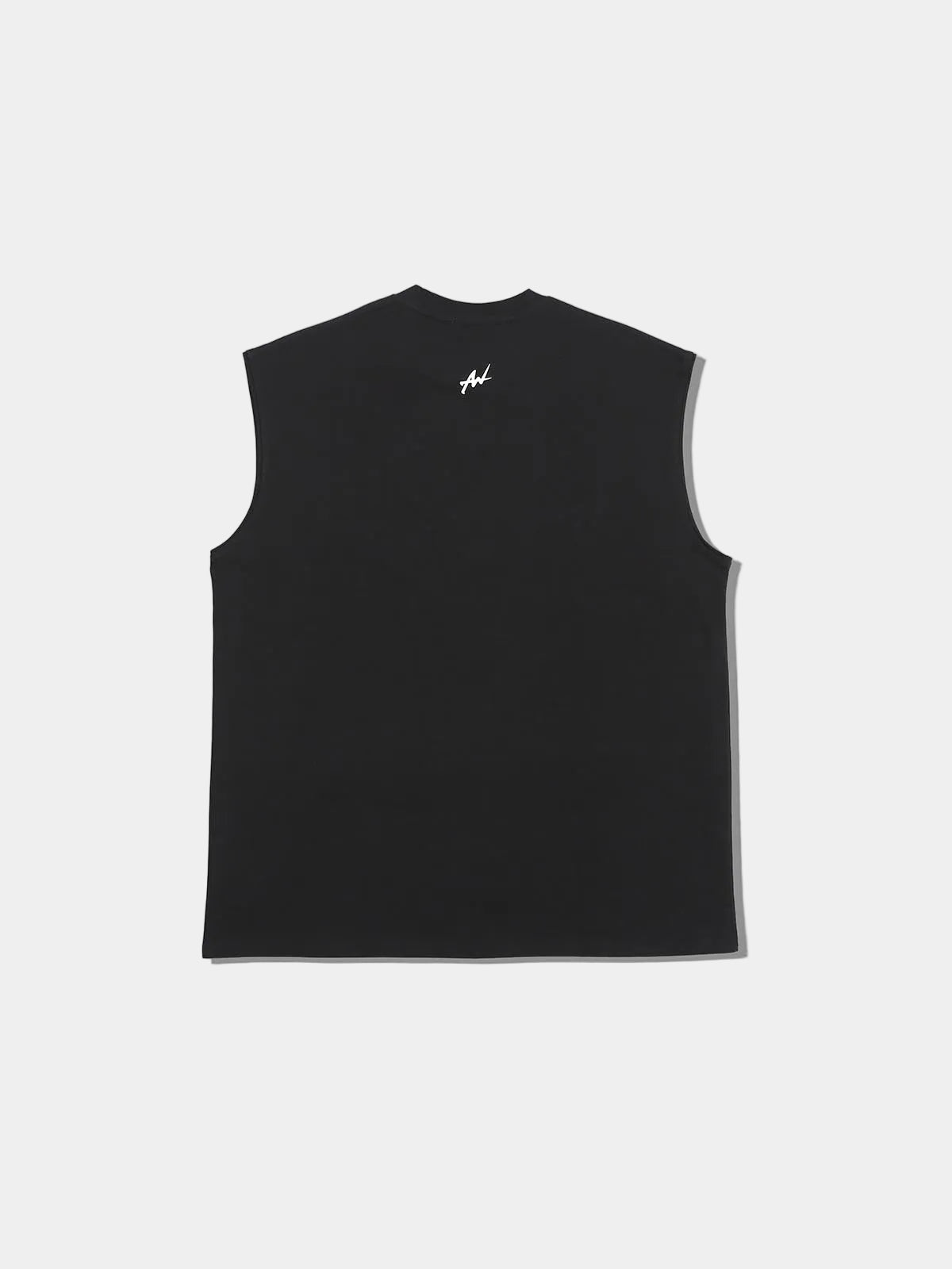 SLEEVELESS HANDCRAFTED LOGO (BLACK)