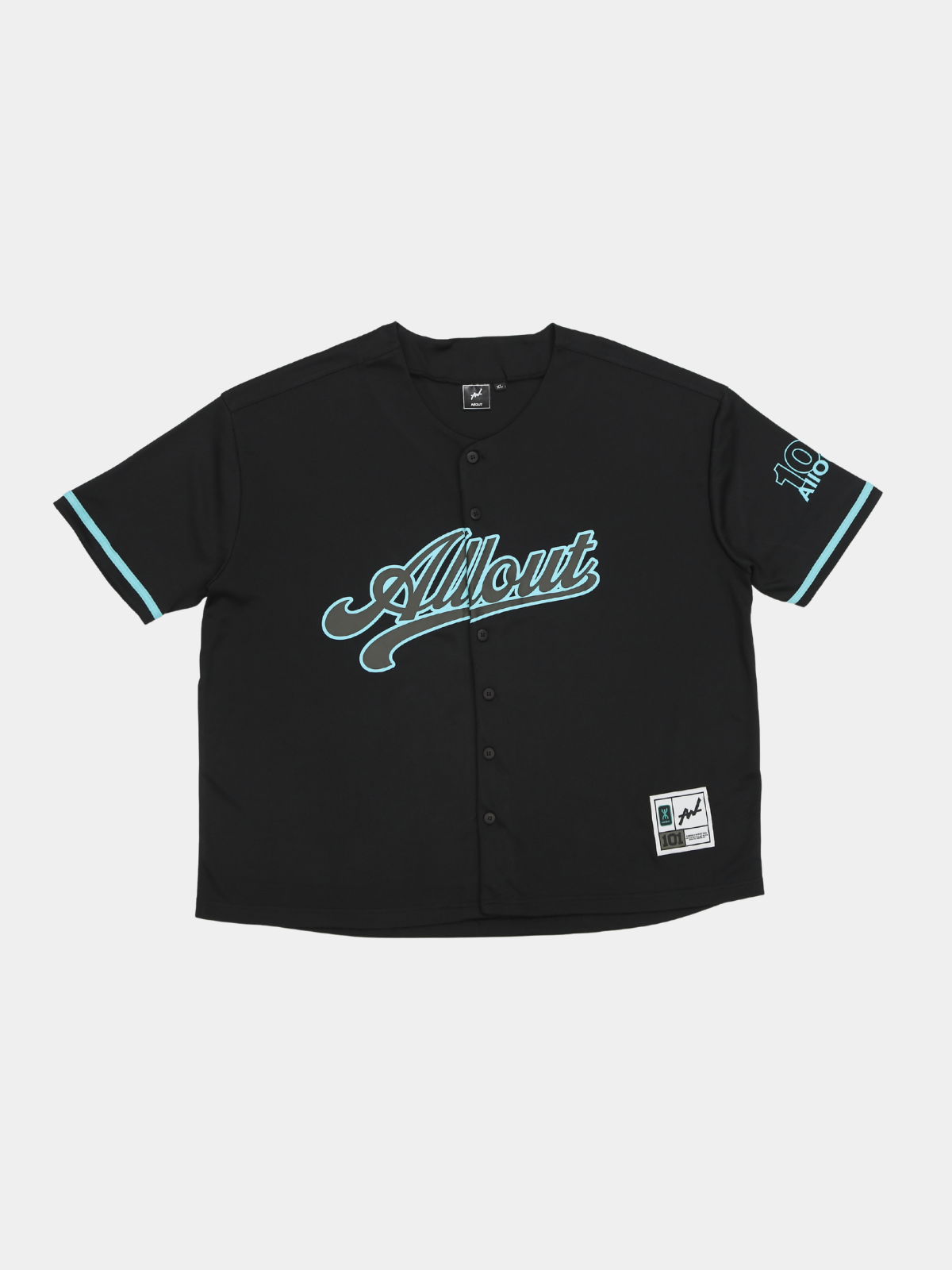 BASEBALL SHIRT LEGACY 101 BLACK