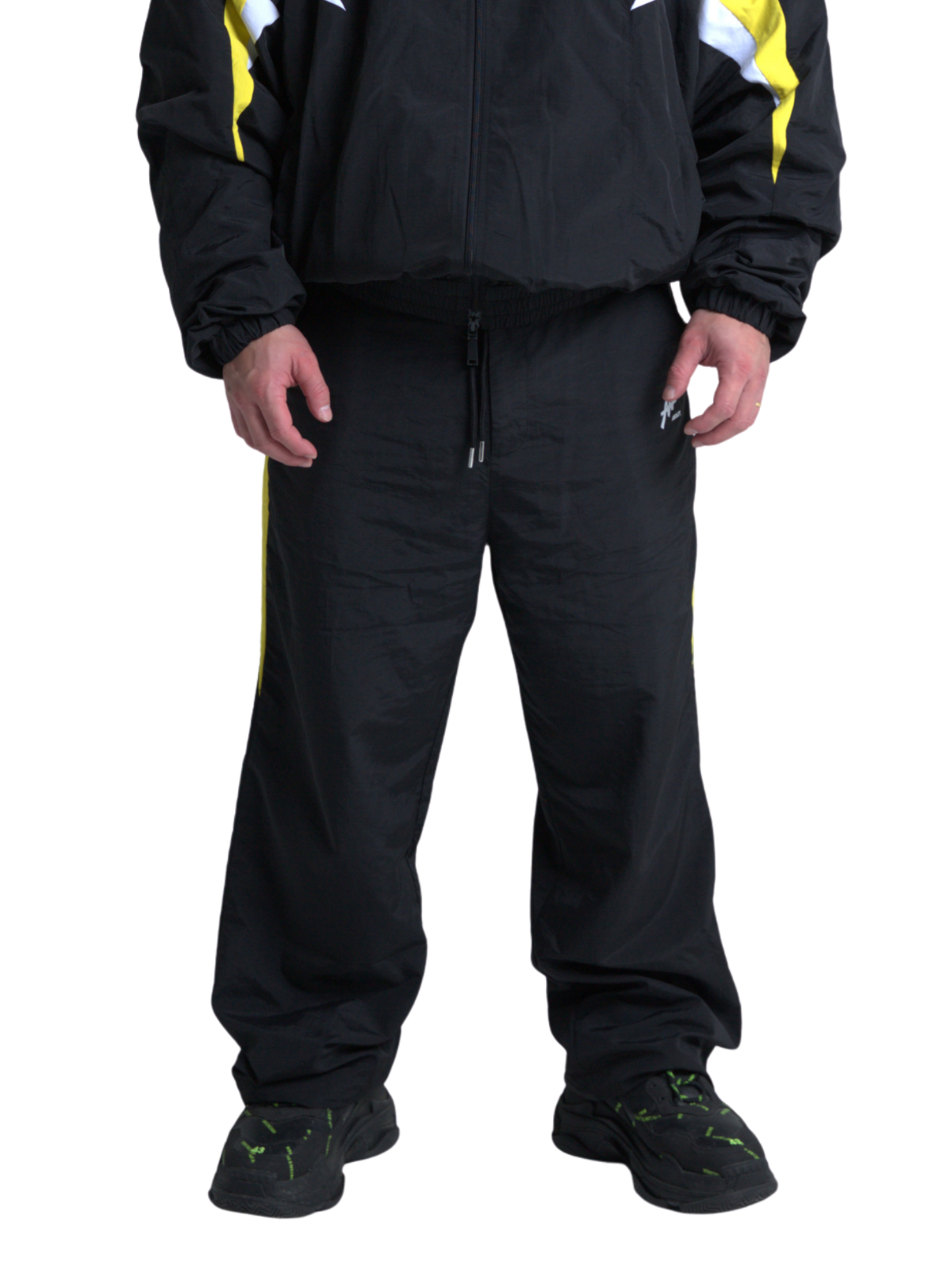 TRACK PANTS WEDGE BLACK