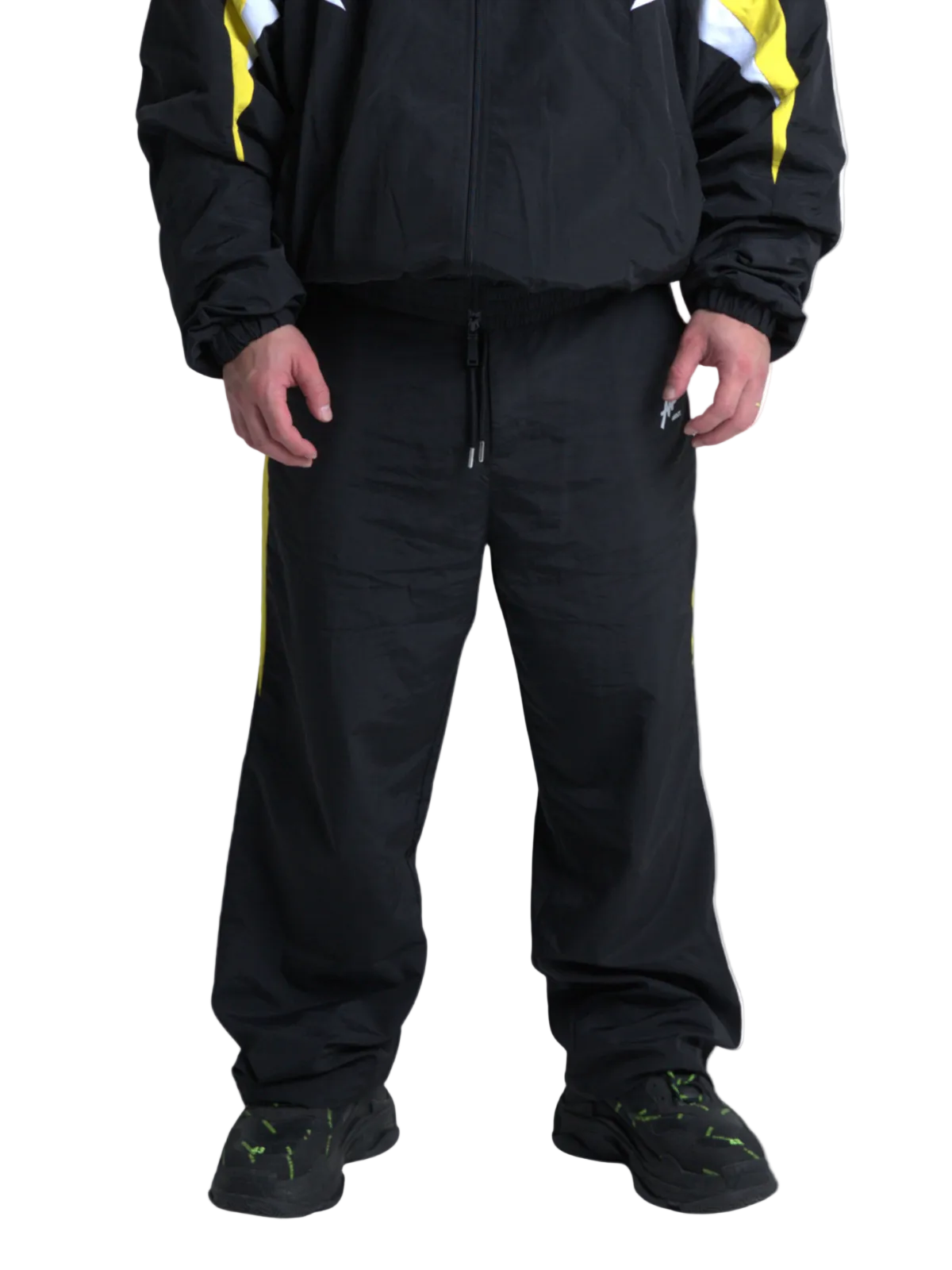 TRACK PANTS WEDGE BLACK