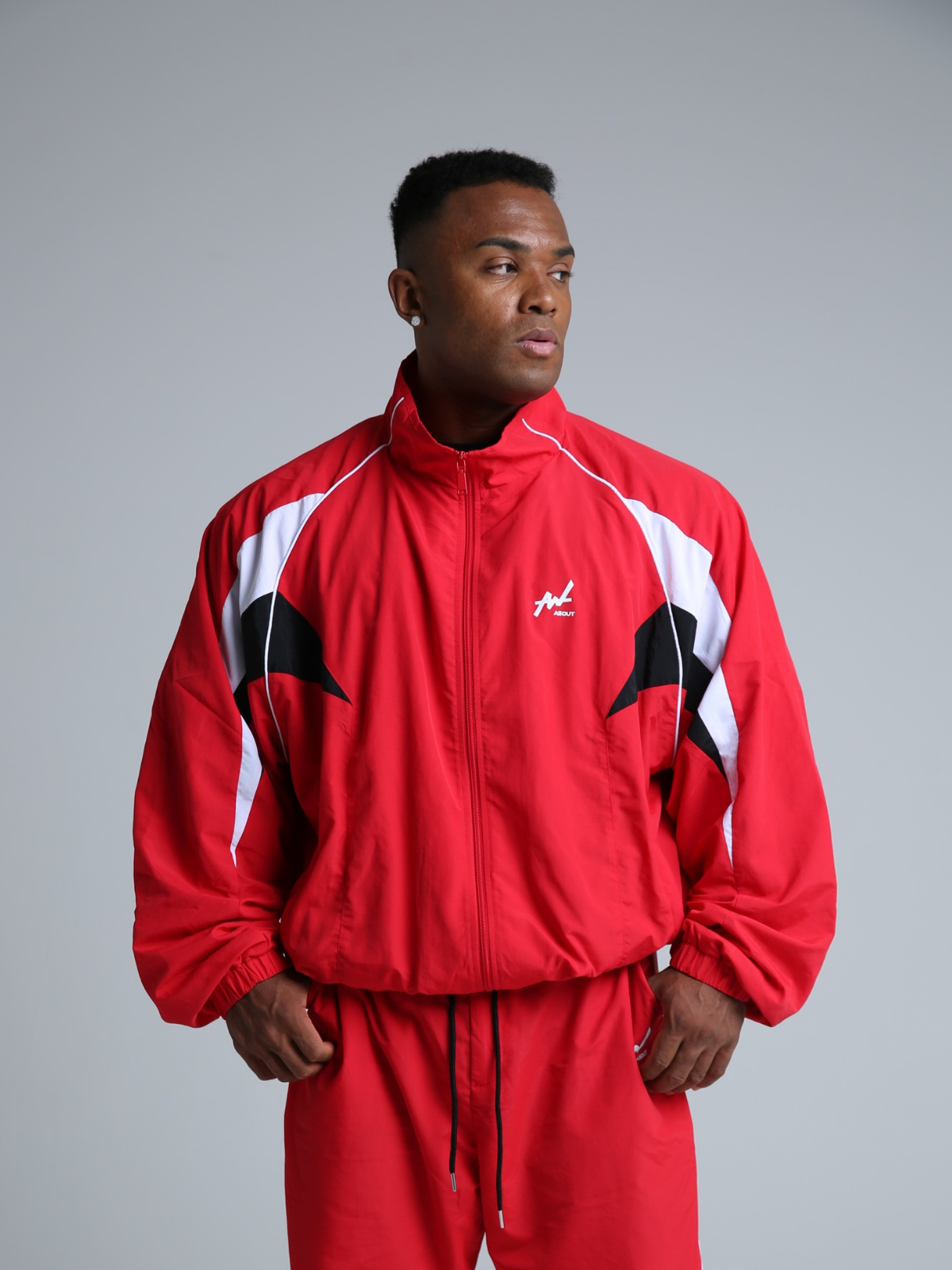 TRACK JACKET WEDGE RED