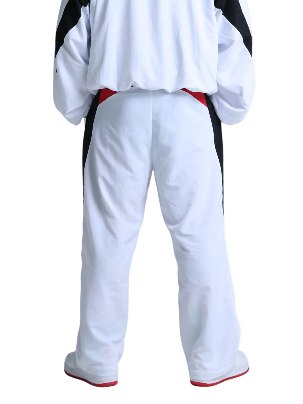 TRACK PANTS WEDGE WHITE