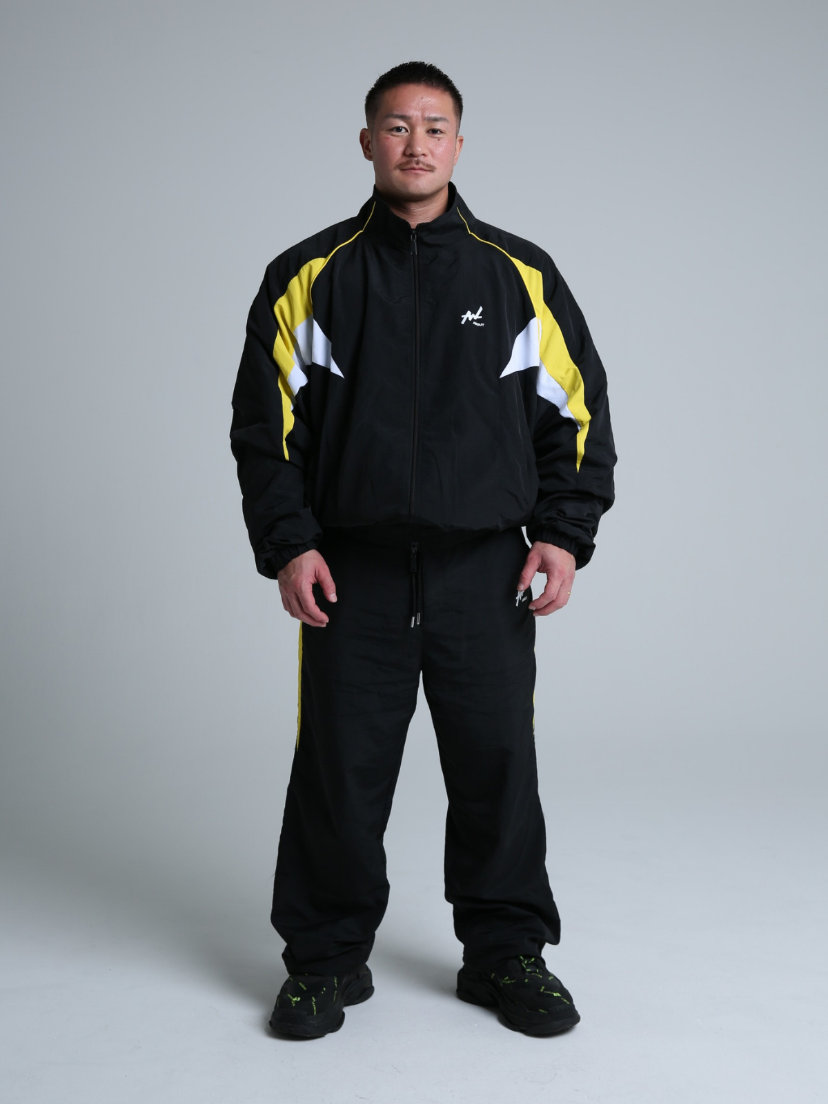 TRACK JACKET WEDGE BLACK