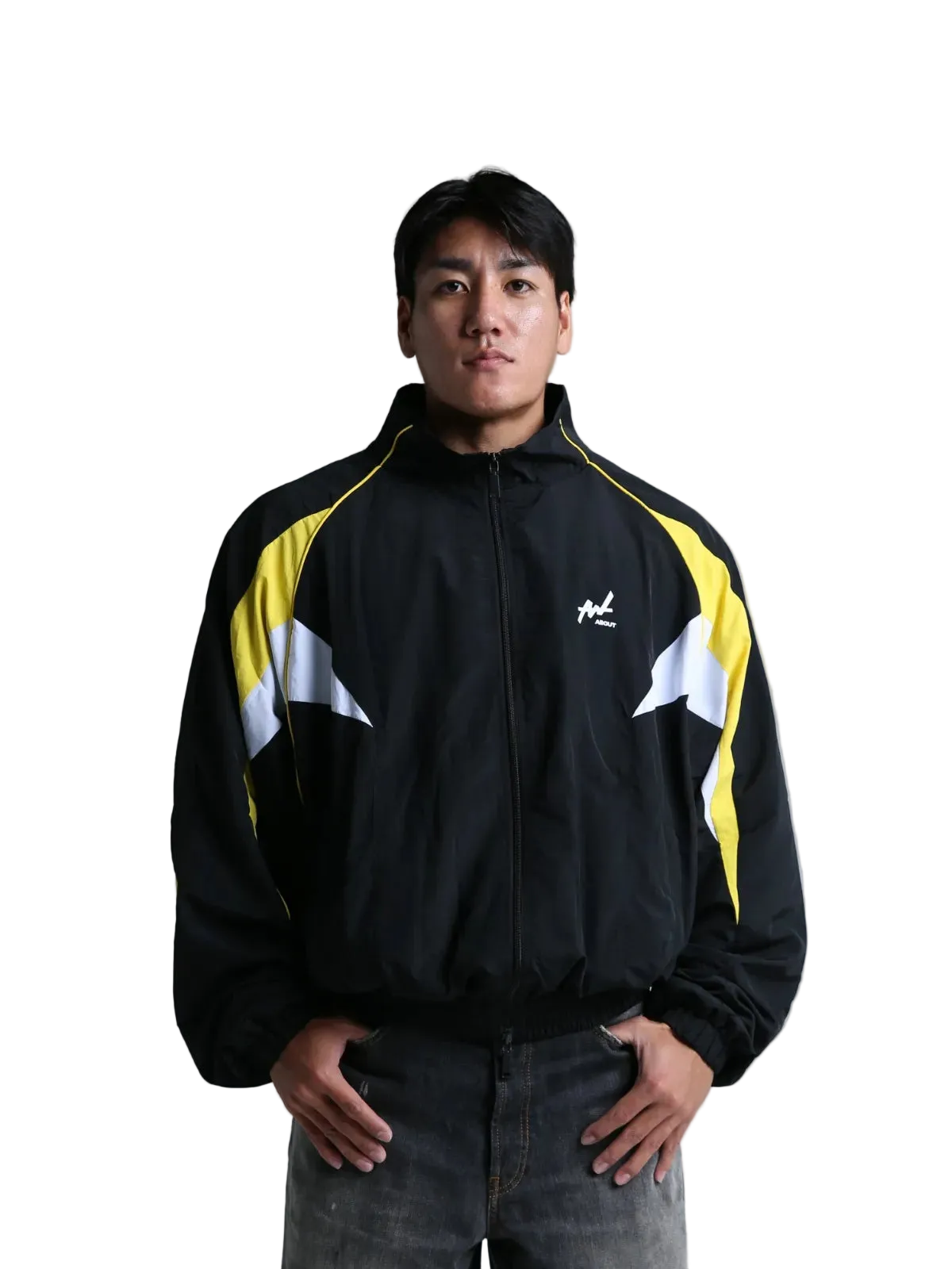 TRACK JACKET WEDGE BLACK