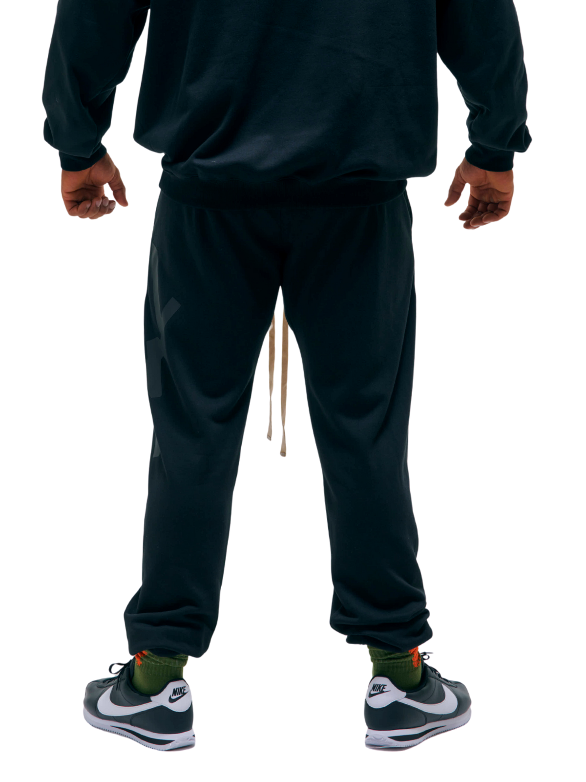 SWEAT PANTS BIG LOGO (BLACK)